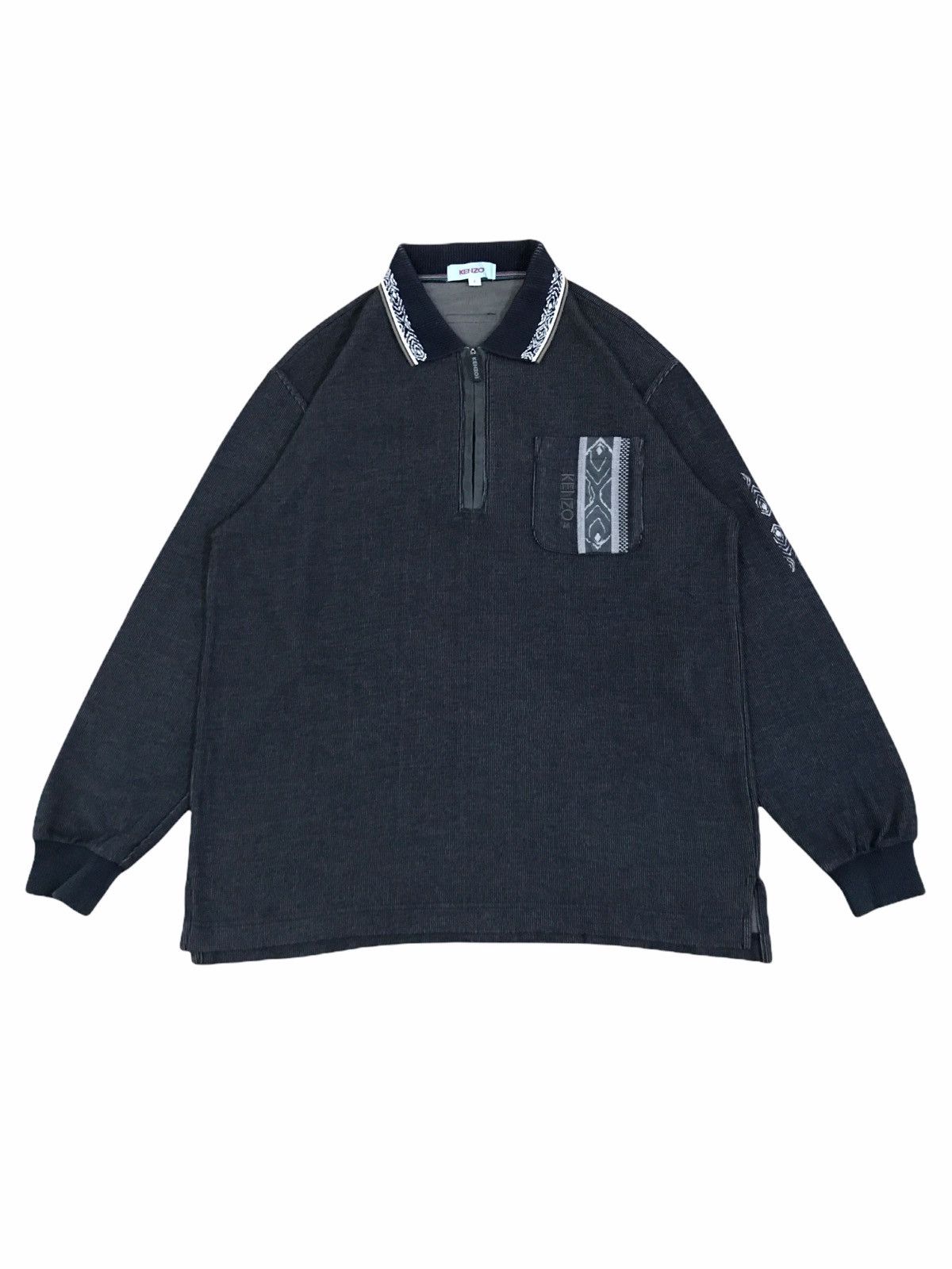 Kenzo Kenzo Japan Pocket Embroidered Logo Nice Design Polo Shirt Size US M / EU 48-50 / 2 - 2 Thumbnail