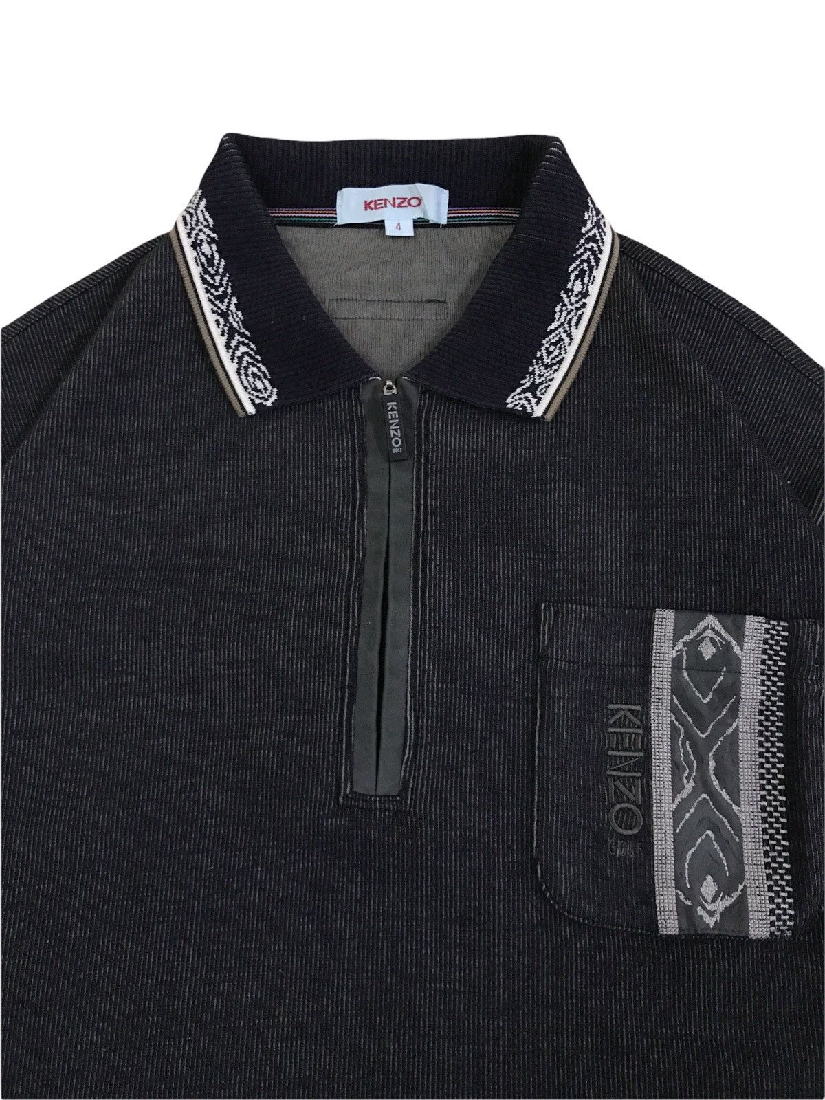 Kenzo Kenzo Japan Pocket Embroidered Logo Nice Design Polo Shirt Size US M / EU 48-50 / 2 - 1 Thumbnail