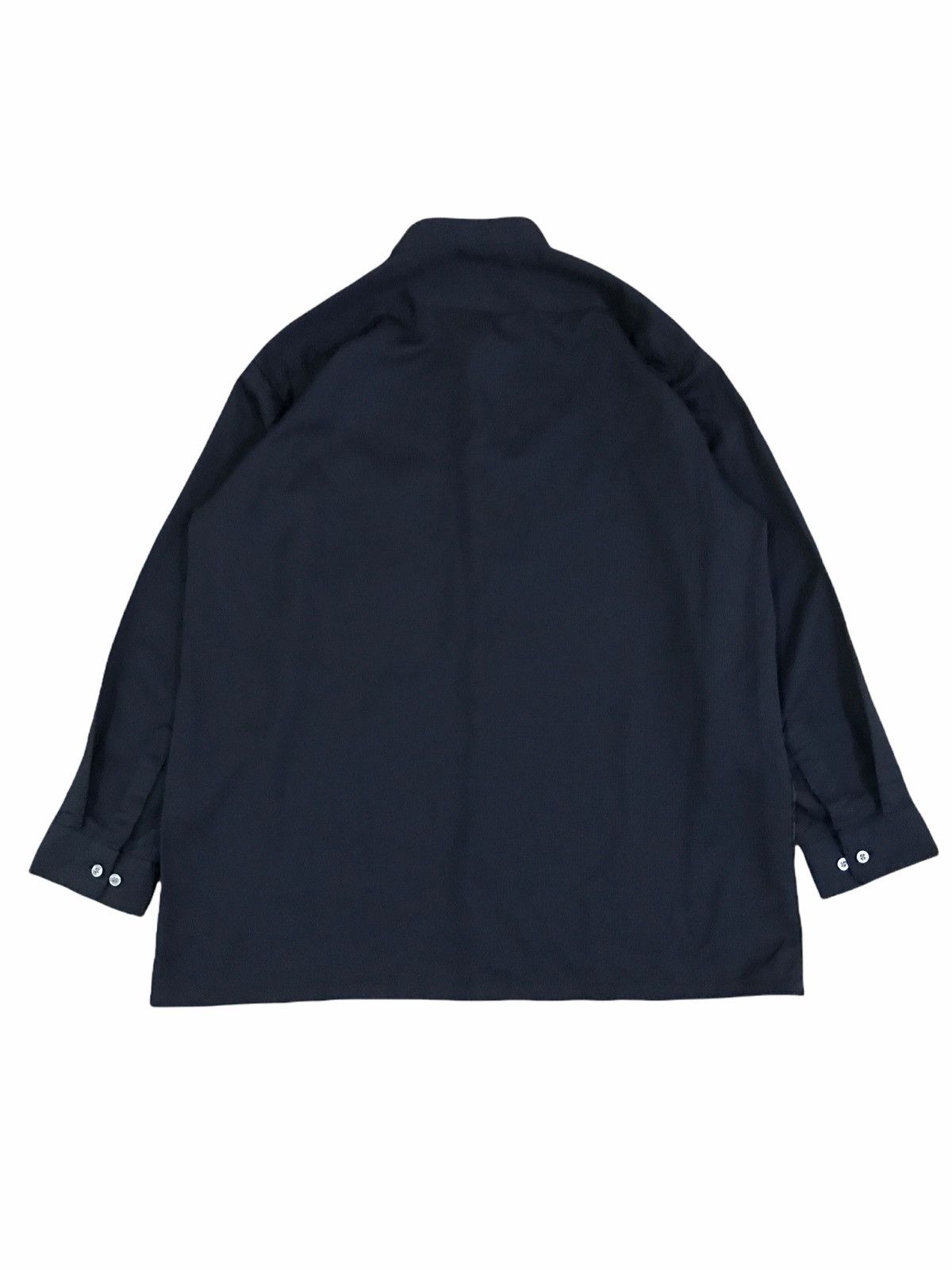 Japanese Brand Japanese Brand Calro Valentino Black Avant-Garde Shirt Size US L / EU 52-54 / 3 - 2 Thumbnail