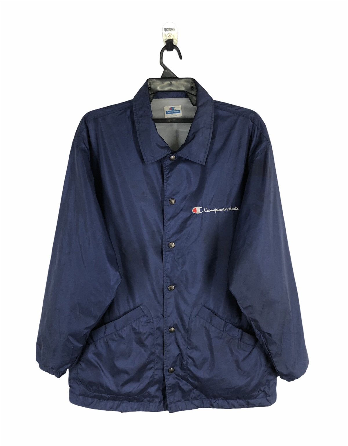 Champion × Vintage Vintage champion long jacket button down Size US L / EU 52-54 / 3 - 1 Thumbnail