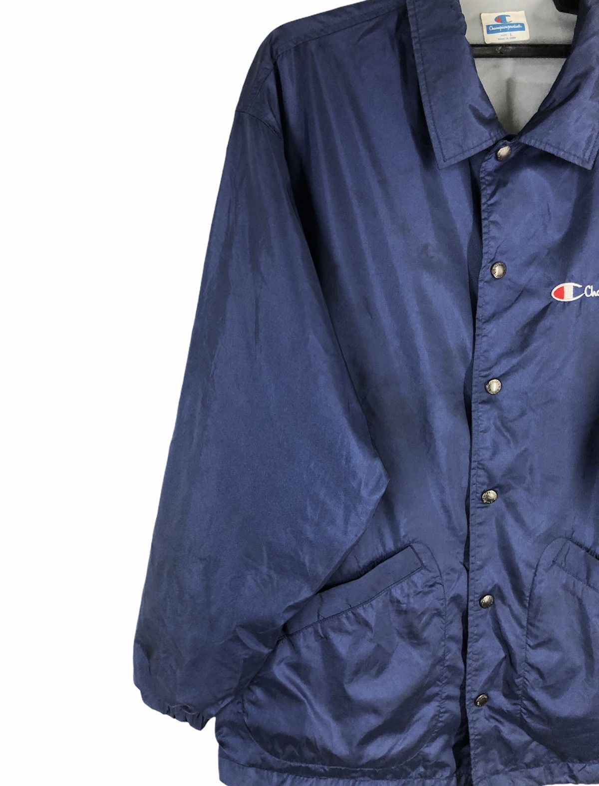 Champion × Vintage Vintage champion long jacket button down Size US L / EU 52-54 / 3 - 8 Thumbnail