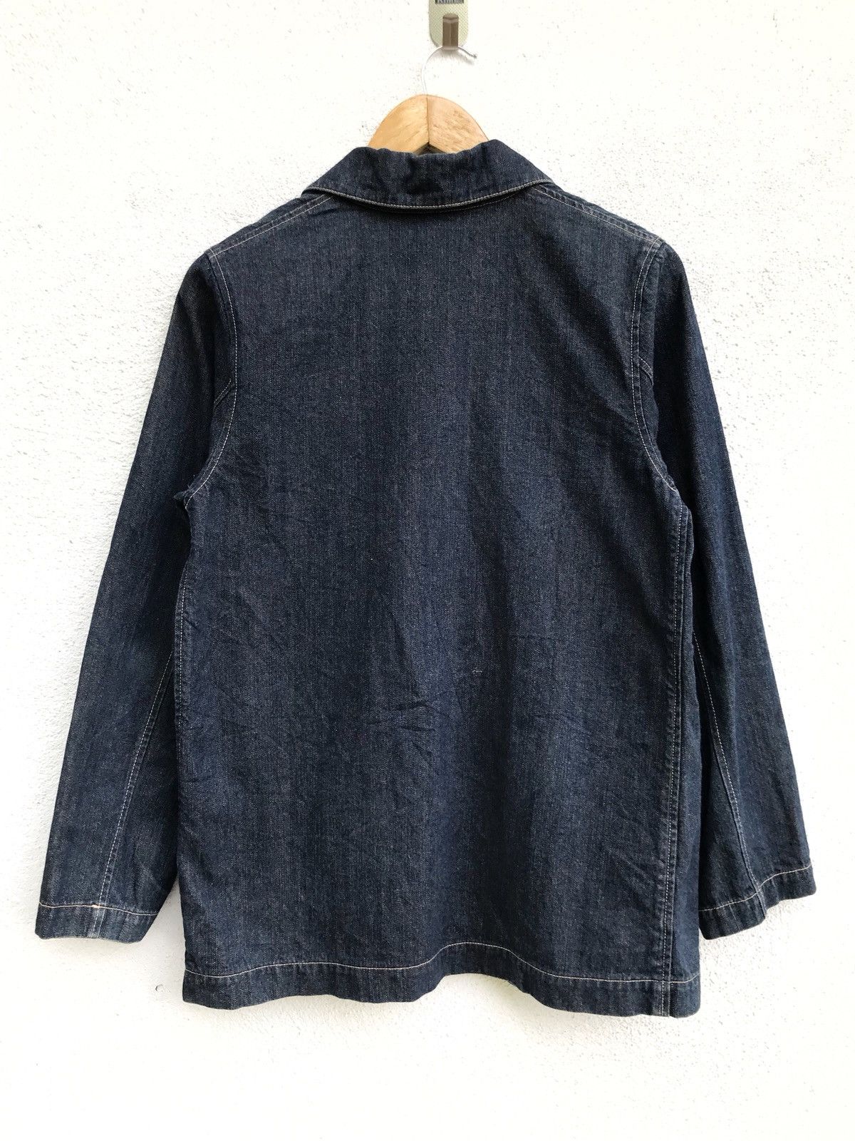 Indigo × Japanese Brand Workwear Denim Jacket By Designer Brand Expressive Size US S / EU 44-46 / 1 - 2 Thumbnail