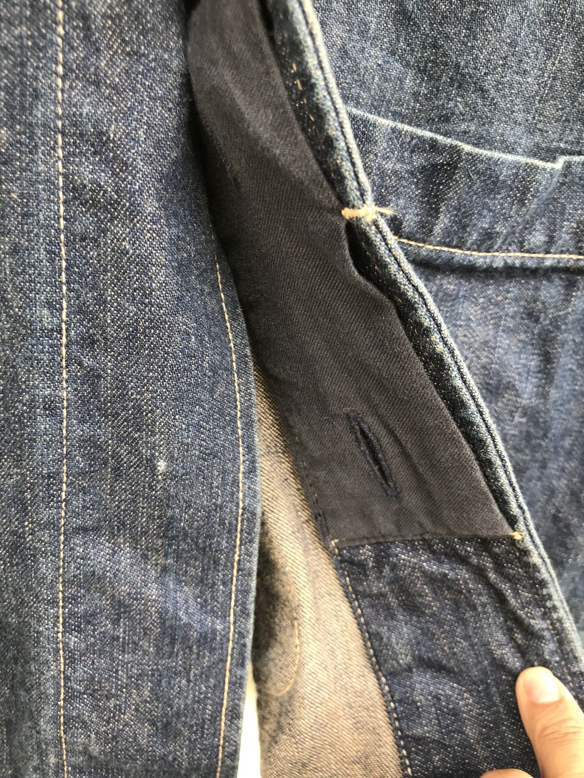 Indigo × Japanese Brand Workwear Denim Jacket By Designer Brand Expressive Size US S / EU 44-46 / 1 - 12 Thumbnail