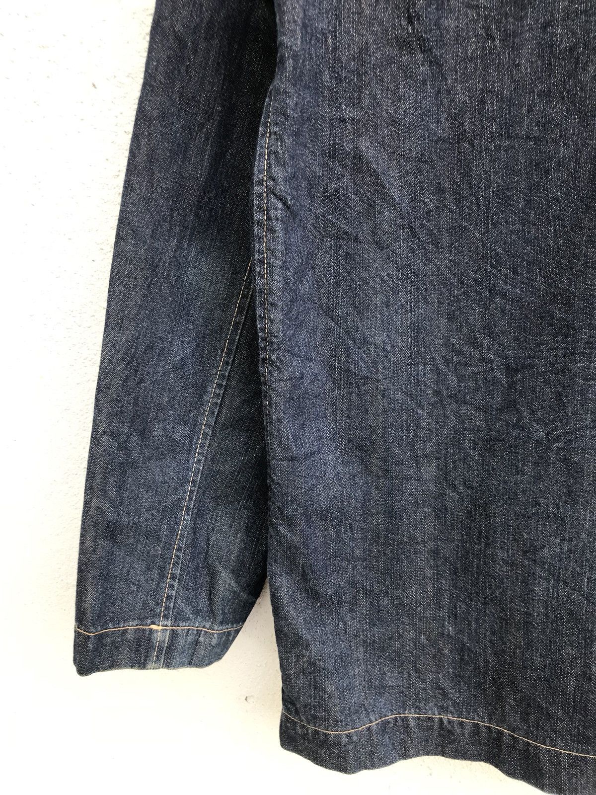 Indigo × Japanese Brand Workwear Denim Jacket By Designer Brand Expressive Size US S / EU 44-46 / 1 - 9 Thumbnail