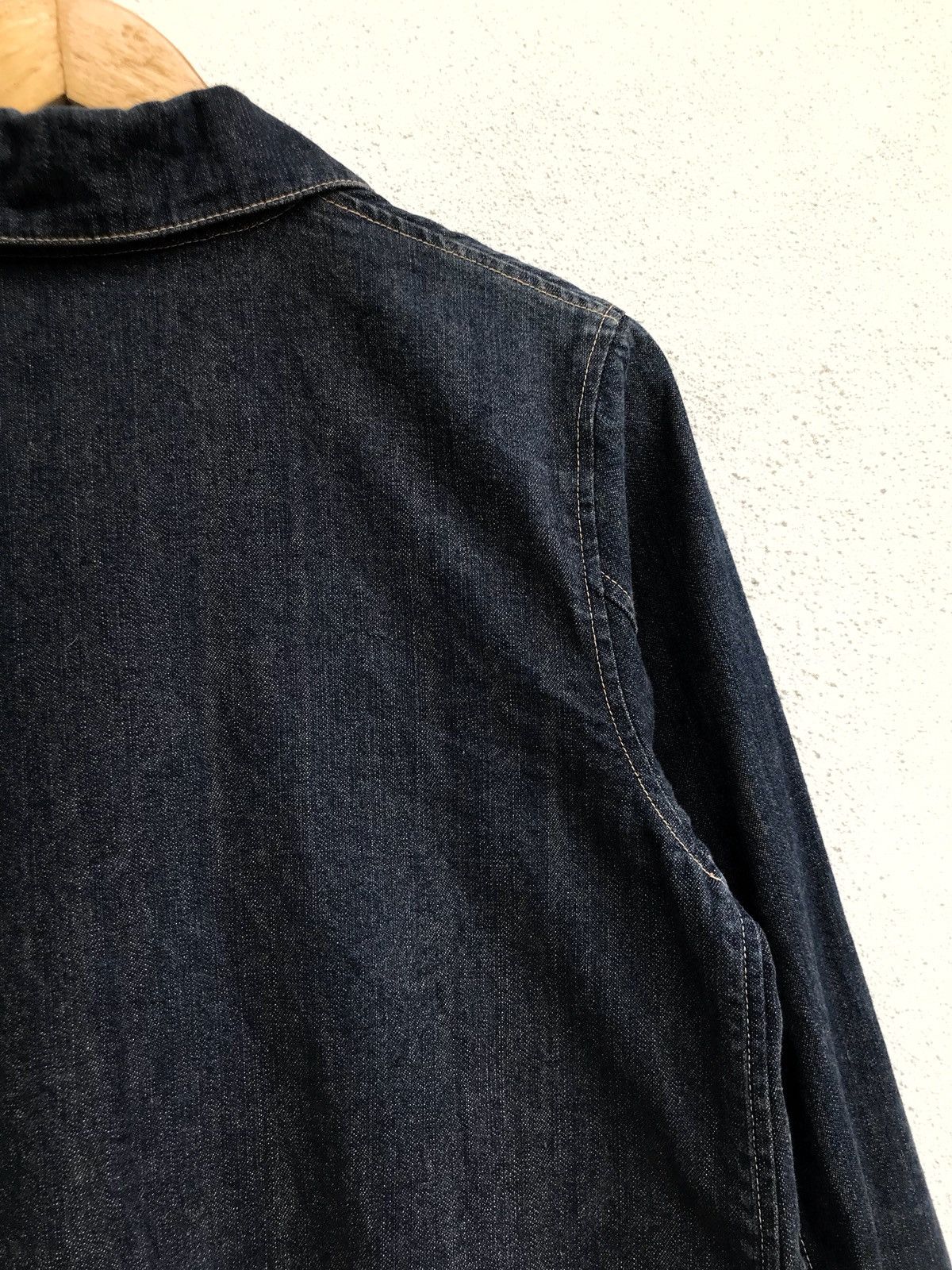 Indigo × Japanese Brand Workwear Denim Jacket By Designer Brand Expressive Size US S / EU 44-46 / 1 - 11 Thumbnail