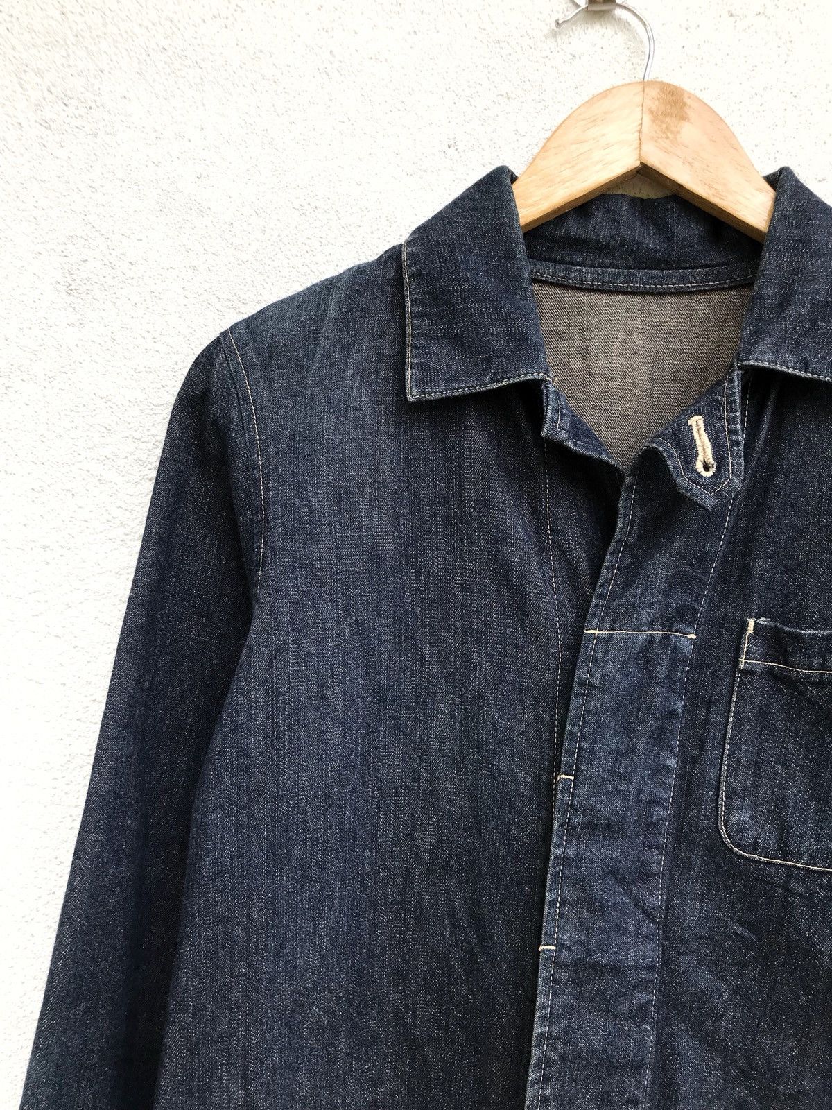 Indigo × Japanese Brand Workwear Denim Jacket By Designer Brand Expressive Size US S / EU 44-46 / 1 - 5 Thumbnail