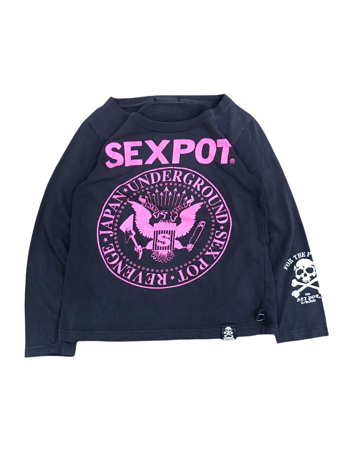 Japanese Brand Sun Faded Sexpot Revenge Seditionaries Shirt