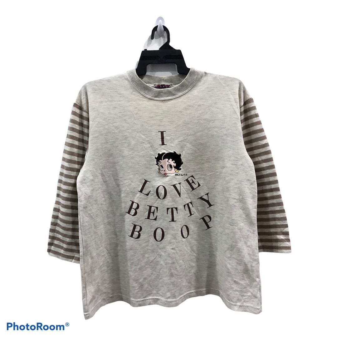 Cartoon Network × Japanese Brand Vintage Betty Boop Sweatshirt Embroidered Logo Size US M / EU 48-50 / 2 - 1 Thumbnail