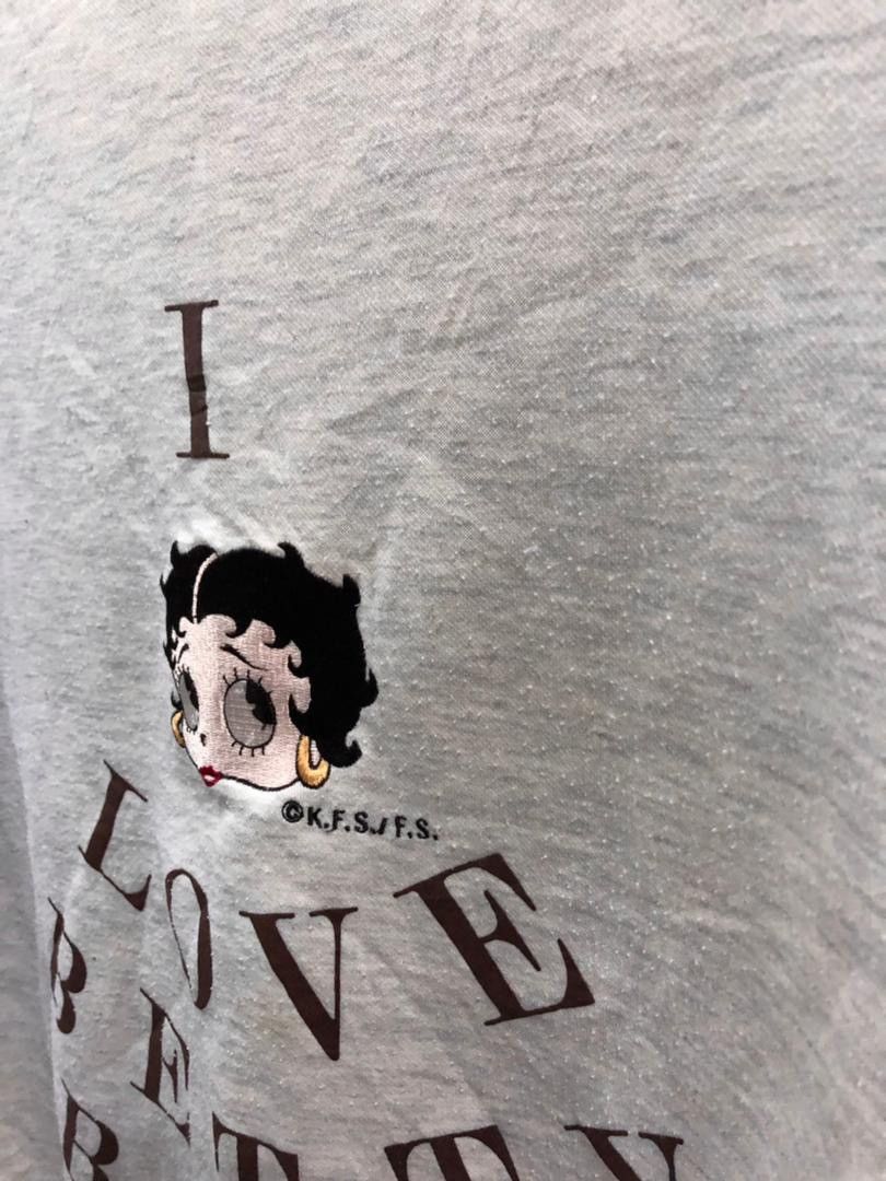 Cartoon Network × Japanese Brand Vintage Betty Boop Sweatshirt Embroidered Logo Size US M / EU 48-50 / 2 - 6 Thumbnail