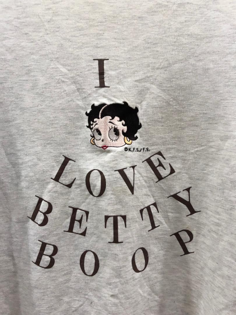 Cartoon Network × Japanese Brand Vintage Betty Boop Sweatshirt Embroidered Logo Size US M / EU 48-50 / 2 - 3 Thumbnail