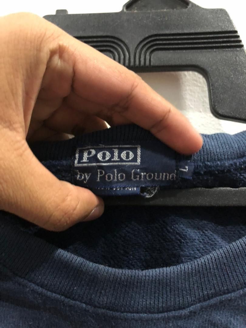 Japanese Brand × Polo Ralph Lauren × Vintage Vintage Polo By Polo Ground Sweatshirt Size L Size US L / EU 52-54 / 3 - 4 Thumbnail