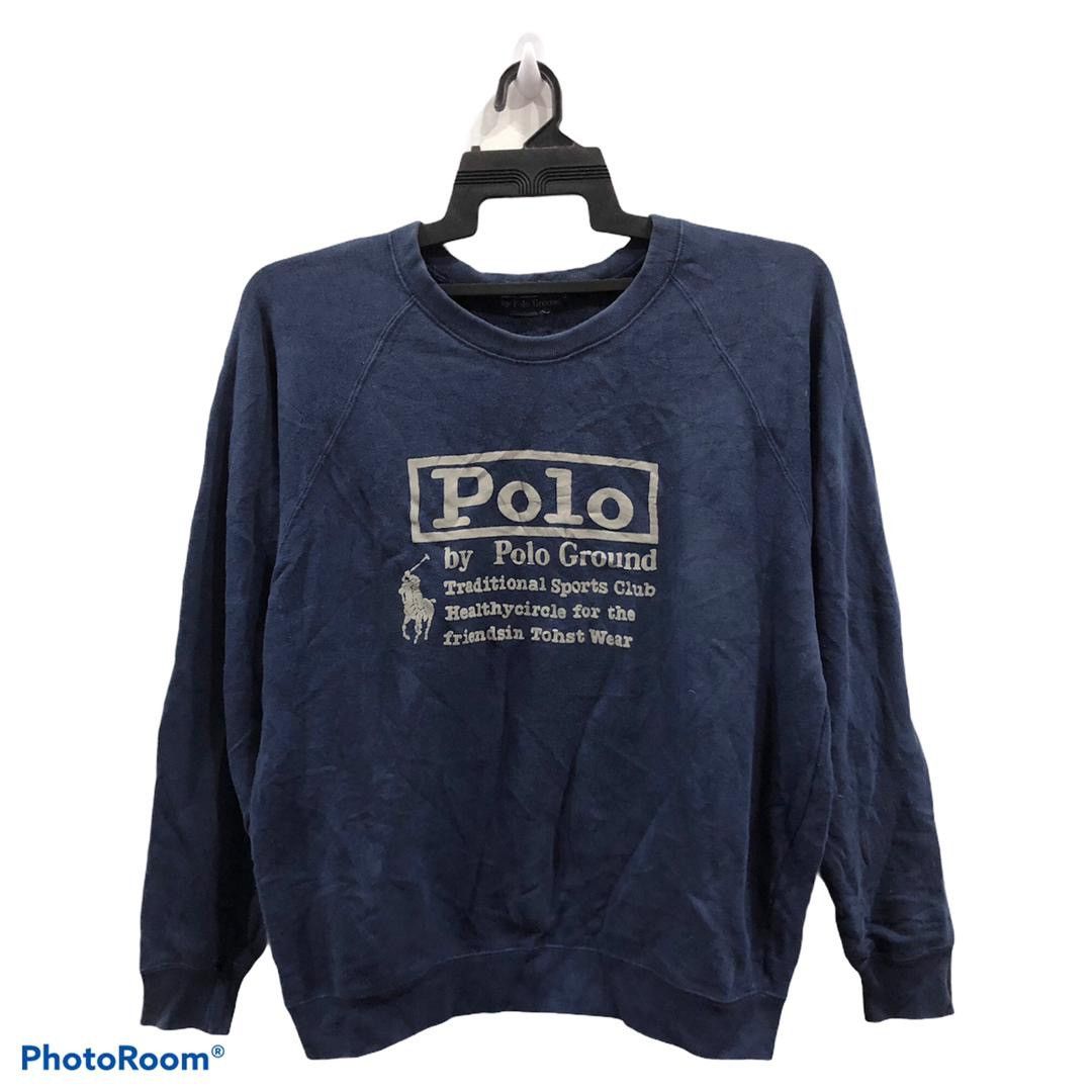Japanese Brand × Polo Ralph Lauren × Vintage Vintage Polo By Polo Ground Sweatshirt Size L Size US L / EU 52-54 / 3 - 1 Thumbnail