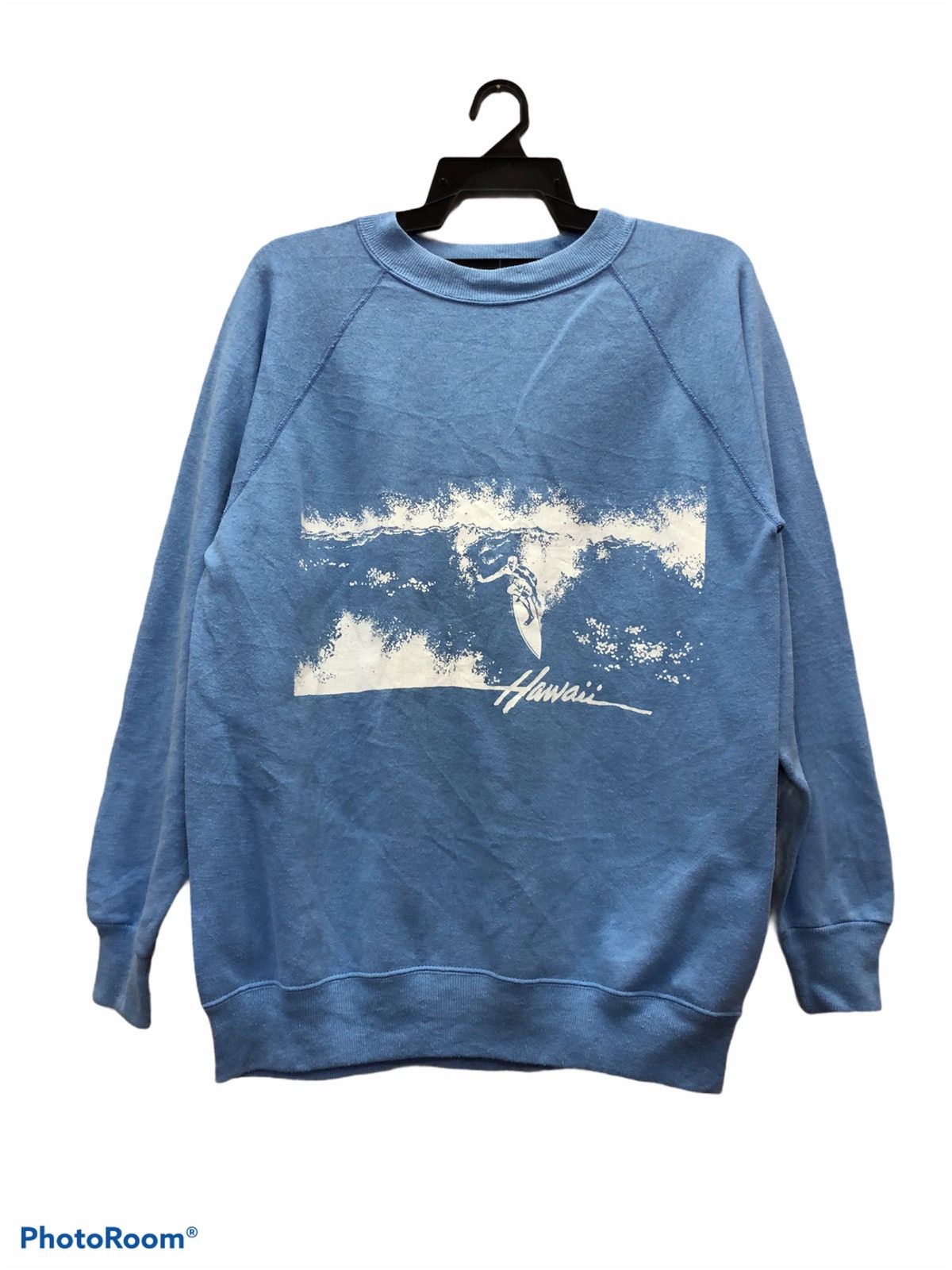 Hanes × Vintage Vintage 80s Hawaii Sweatshirt made in USA 50/50 Size US M / EU 48-50 / 2 - 1 Thumbnail