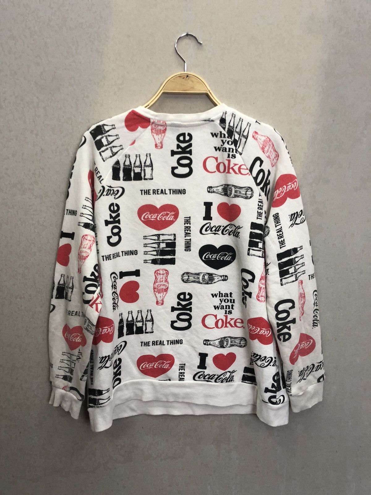 Coca Cola Coca Cola Sweatshirt Full printed size M Size US M / EU 48-50 / 2 - 2 Thumbnail