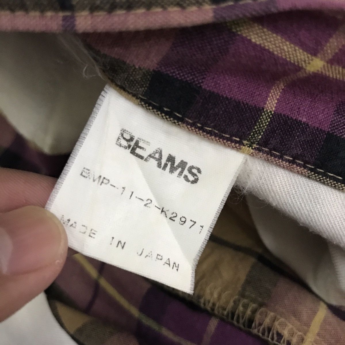 Beams Plus Beams Checkered Pants Size US 30 / EU 46 - 4 Thumbnail