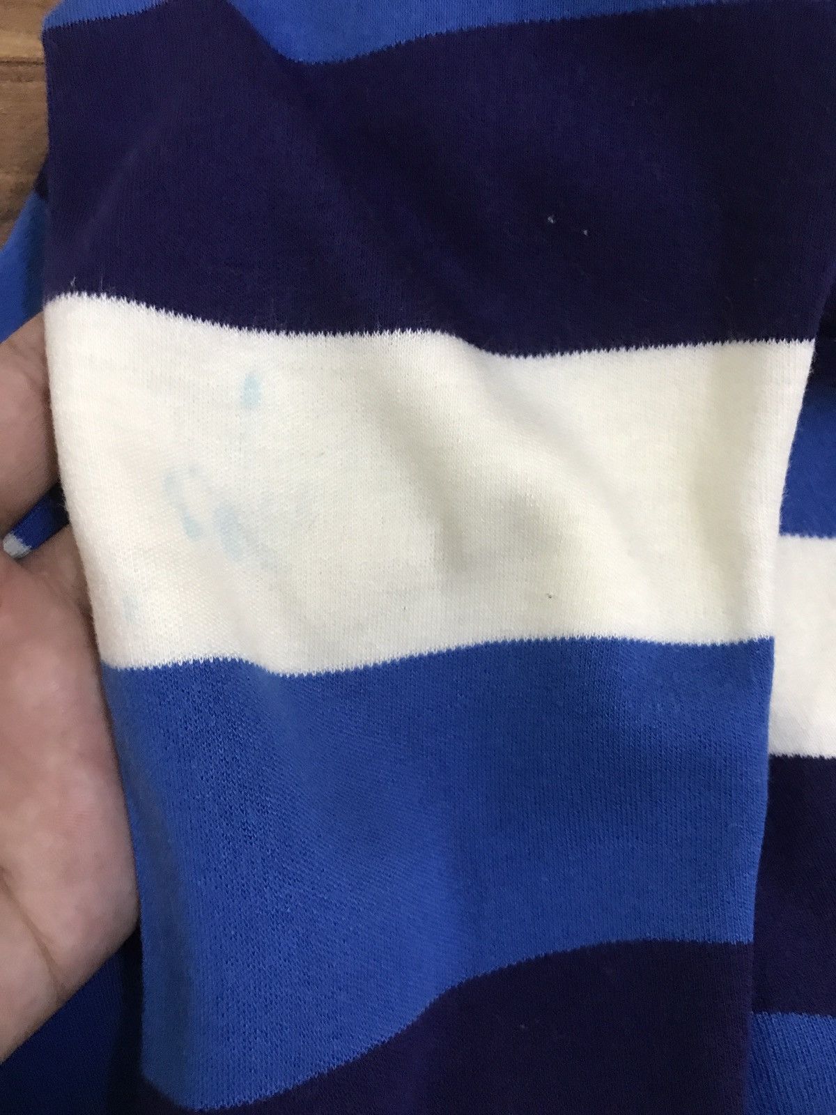 Japanese Brand Japan Multicolour Stripes Sweater Grunge Kurt Cobain Style Size US XXS / EU 40 - 3 Thumbnail