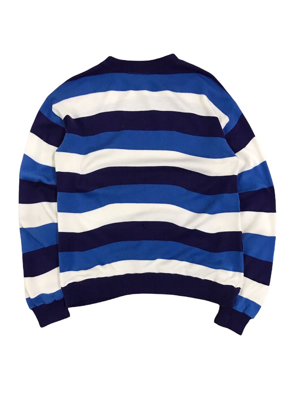 Japanese Brand Japan Multicolour Stripes Sweater Grunge Kurt Cobain Style Size US XXS / EU 40 - 2 Thumbnail