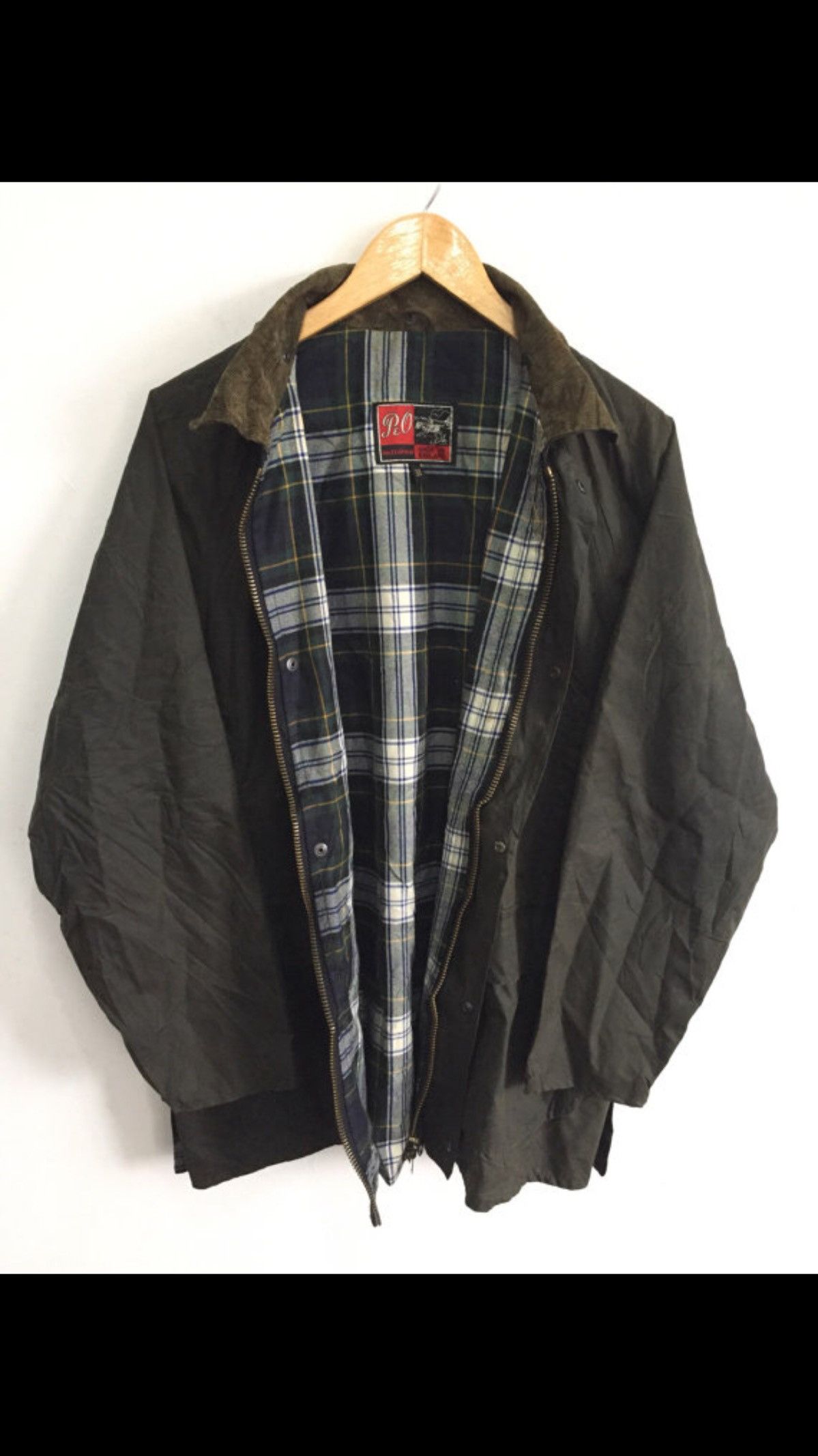 Handmade × Other Made In England PEO Tartan Lining Waterproof Wax Jacket Size US S / EU 44-46 / 1 - 2 Thumbnail
