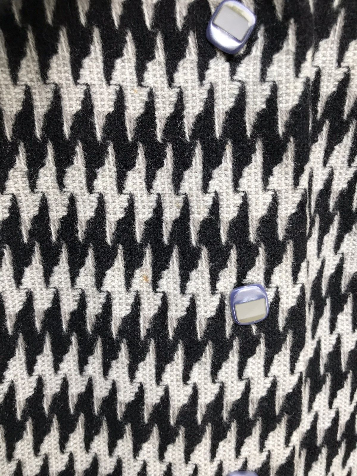 Japanese Brand Made In Japan Wool Abstract Button Jacket Very Nice Design Size US XS / EU 42 / 0 - 5 Thumbnail