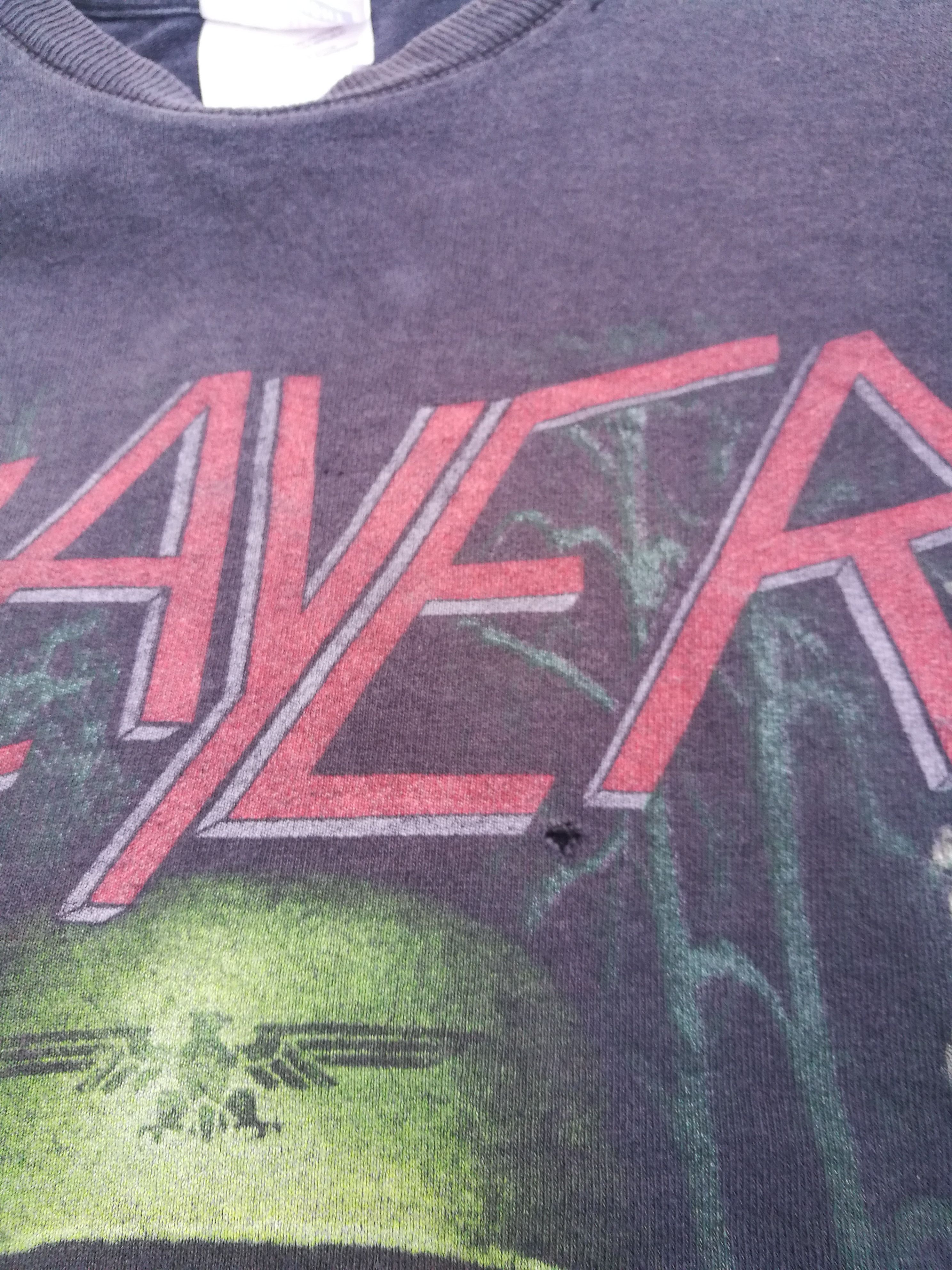 Band Tees × Slayer × Vintage Distressed vintage SLAYER band tees DO U WANT TO DIE???? Size US S / EU 44-46 / 1 - 6 Thumbnail