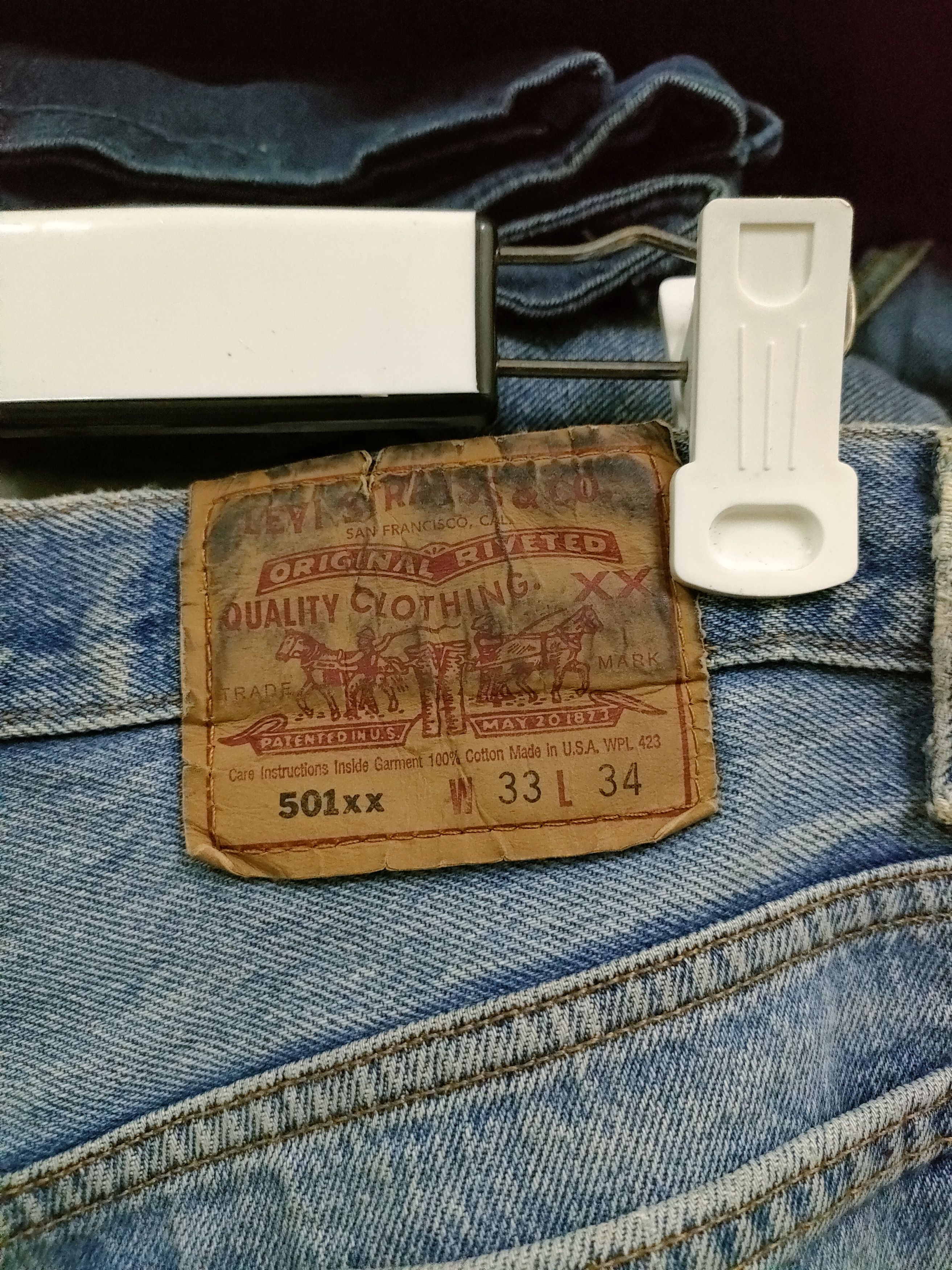 Levi's × Levi's Vintage Clothing Vintage Levi's 501xx Denim Jeans Size US 32 / EU 48 - 7 Thumbnail