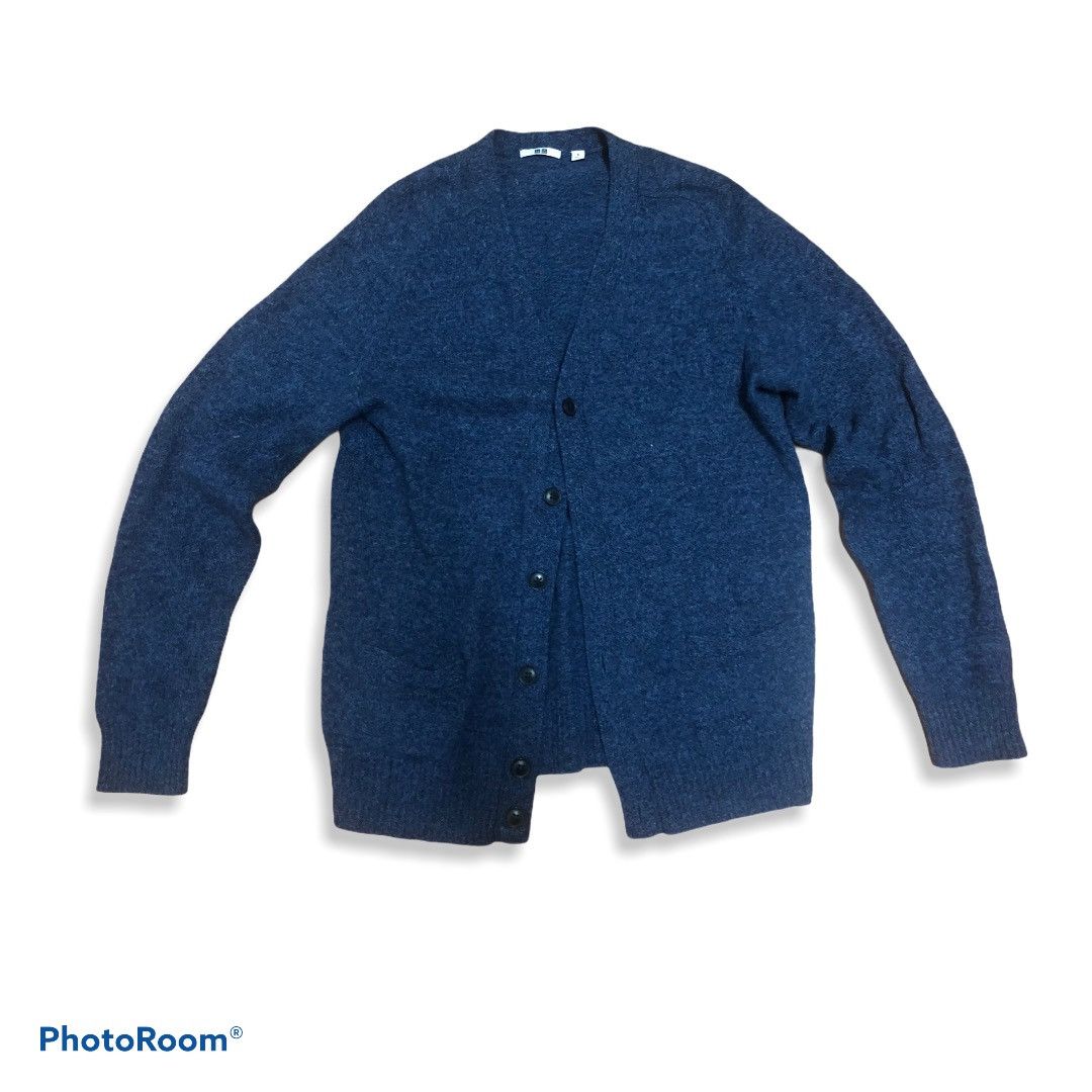 Japanese Brand × Uniqlo Uniqlo 100% wool Cardigan 6 button size M Size US M / EU 48-50 / 2 - 1 Thumbnail