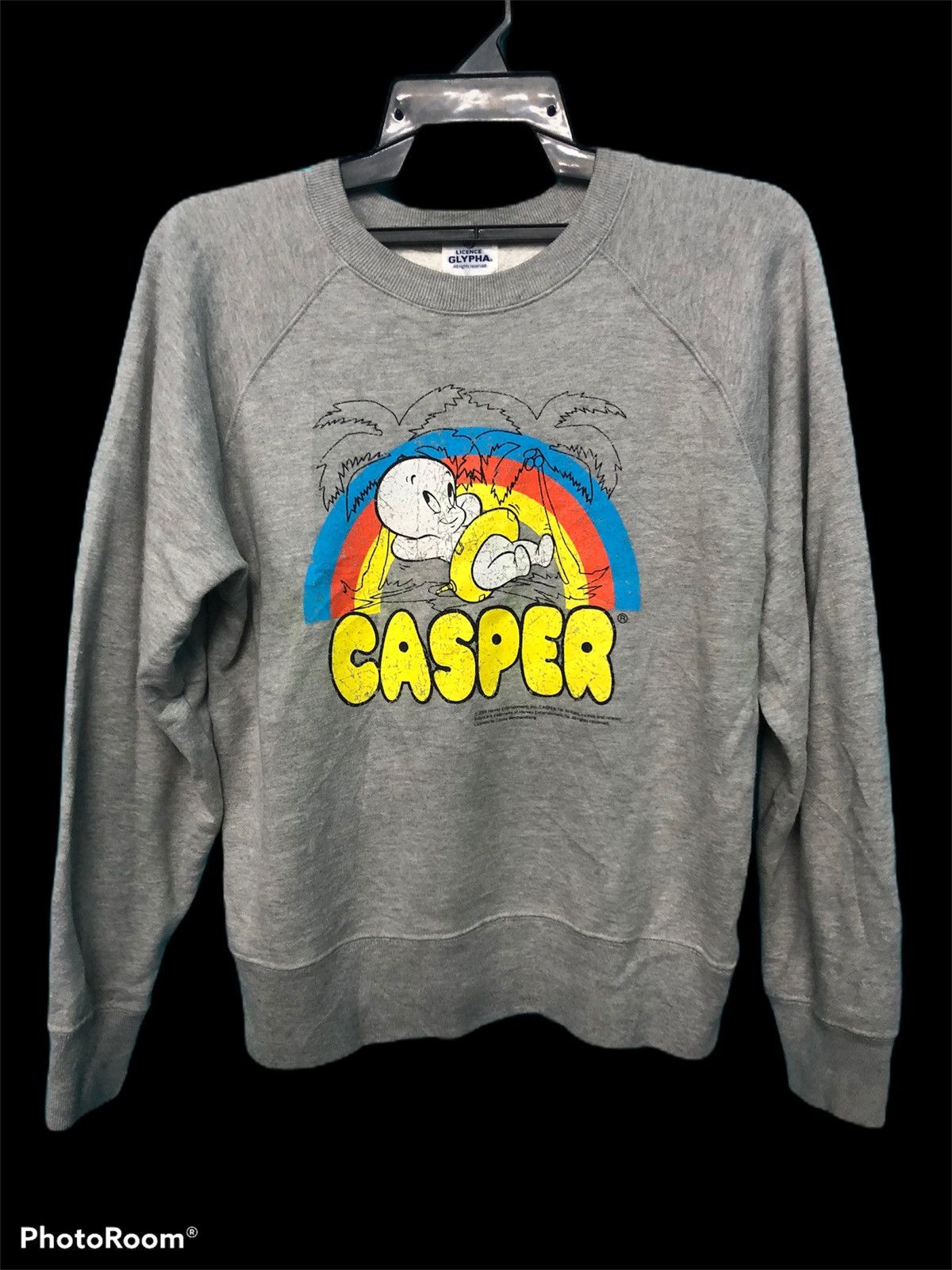 Anime × Cartoon Network VINTAGE 00s sweatshirt CASPER by Harley Entertaiment Size US M / EU 48-50 / 2 - 1 Thumbnail
