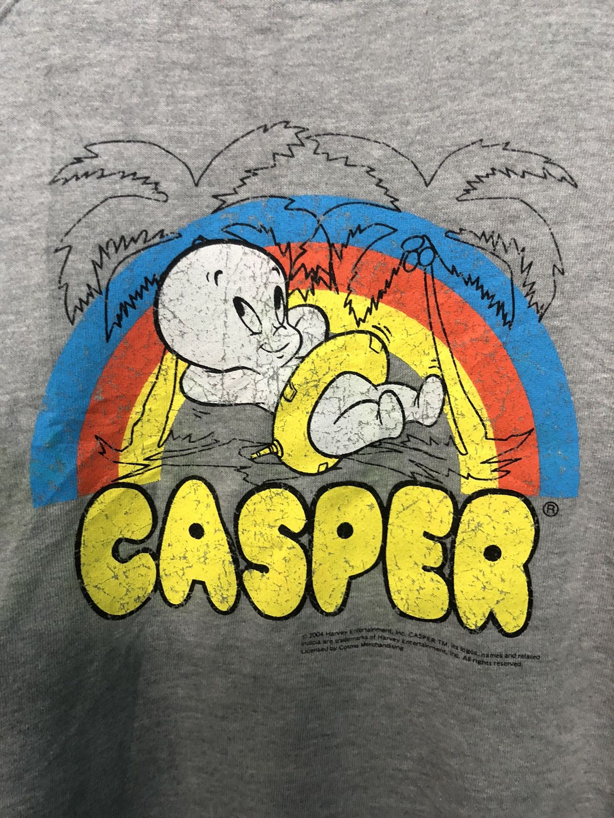 Anime × Cartoon Network VINTAGE 00s sweatshirt CASPER by Harley Entertaiment Size US M / EU 48-50 / 2 - 3 Thumbnail