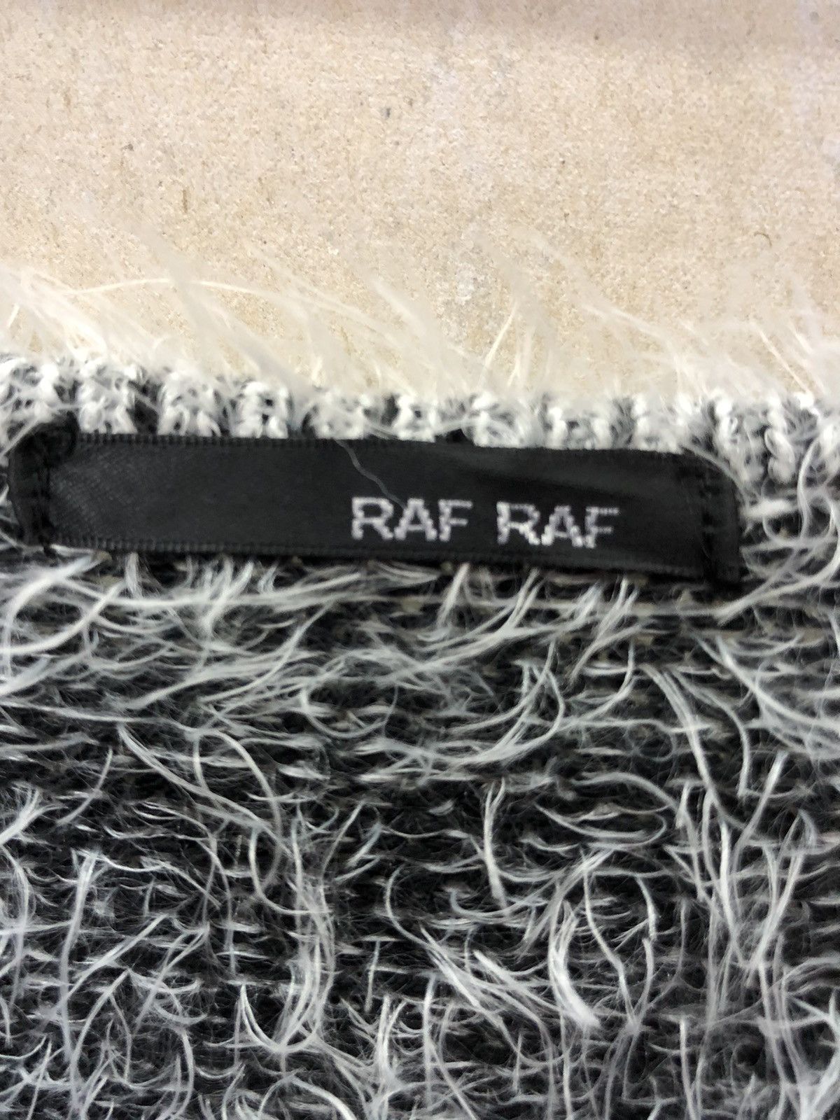Homespun Knitwear × Japanese Brand RAF RAF Long Knitwear arylic/ Nylon Size US M / EU 48-50 / 2 - 5 Thumbnail