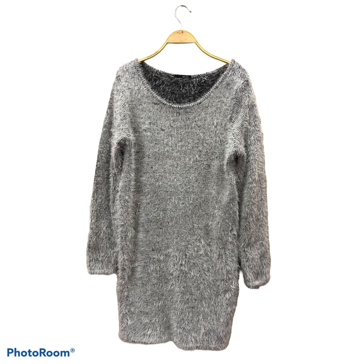 image of Coloured Cable Knit Sweater x Homespun Knitwear Raf Raf Long Knitwear Arylic/ Nylon (Size Medium)