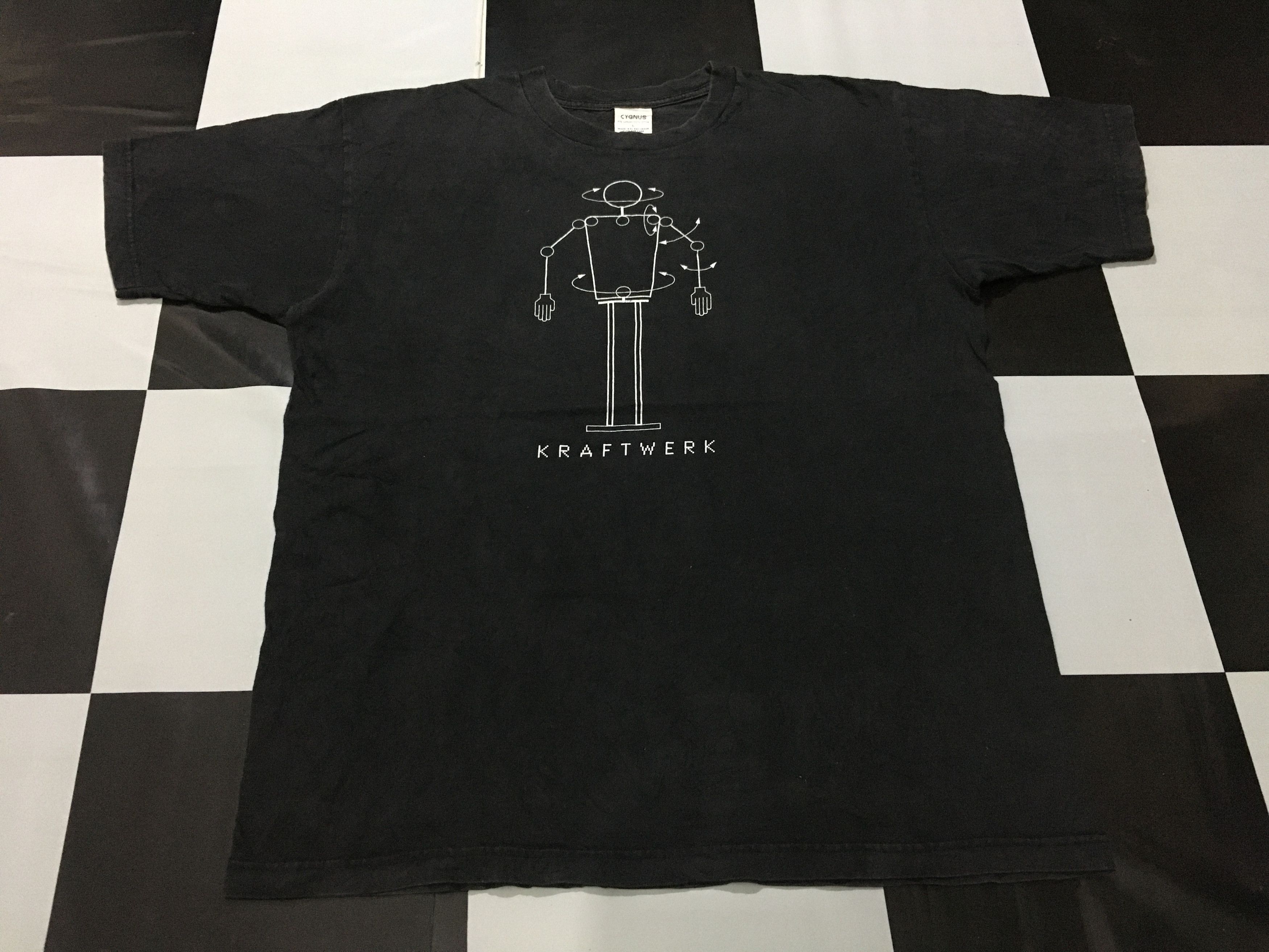 Band Tees × Vintage Vintage Kraftwerk Shirt German Electronic Ambient band Size US L / EU 52-54 / 3 - 2 Thumbnail