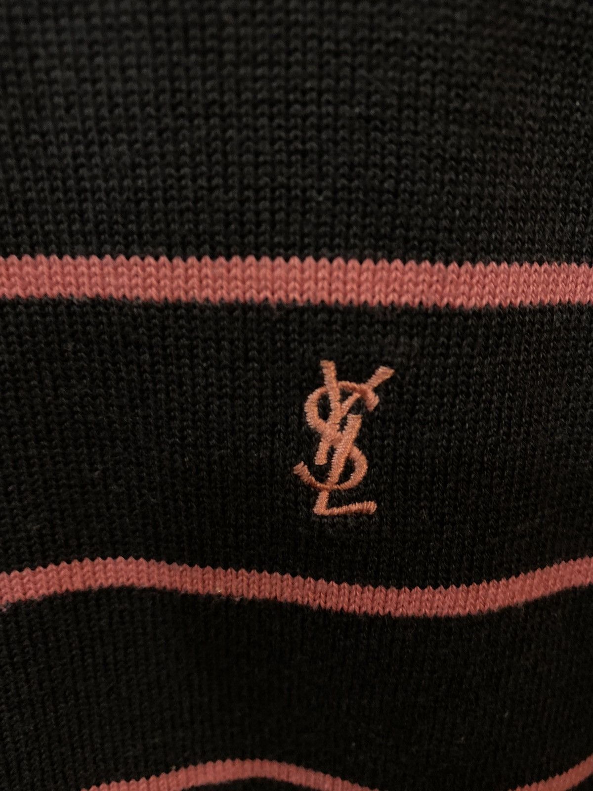 Yves Saint Laurent Striped YSL Sweater Light Size US L / EU 52-54 / 3 - 3 Thumbnail