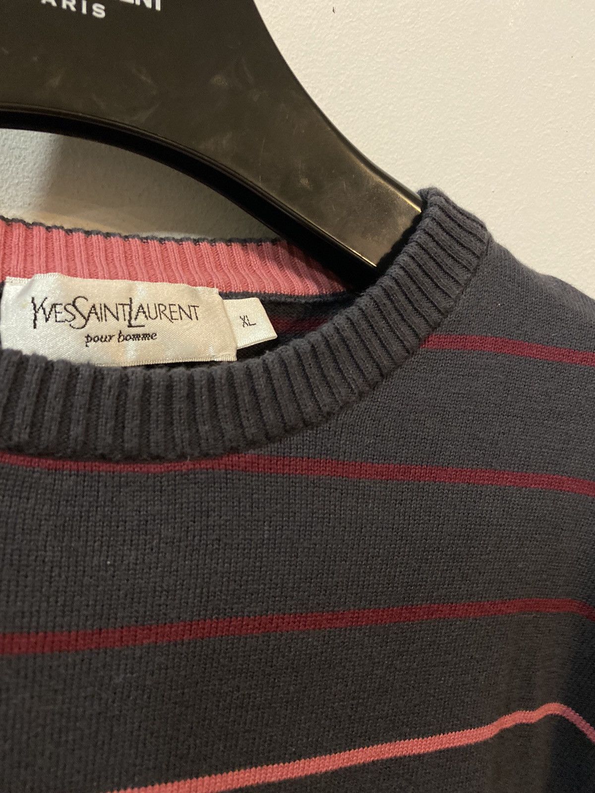 Yves Saint Laurent Striped YSL Sweater Light Size US L / EU 52-54 / 3 - 15 Thumbnail