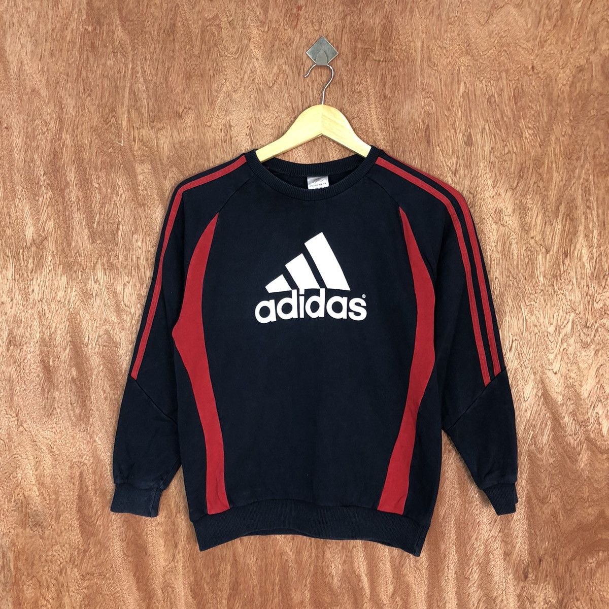 image of Adidas For Kids Blue Small Logo Sweatshirt 1972