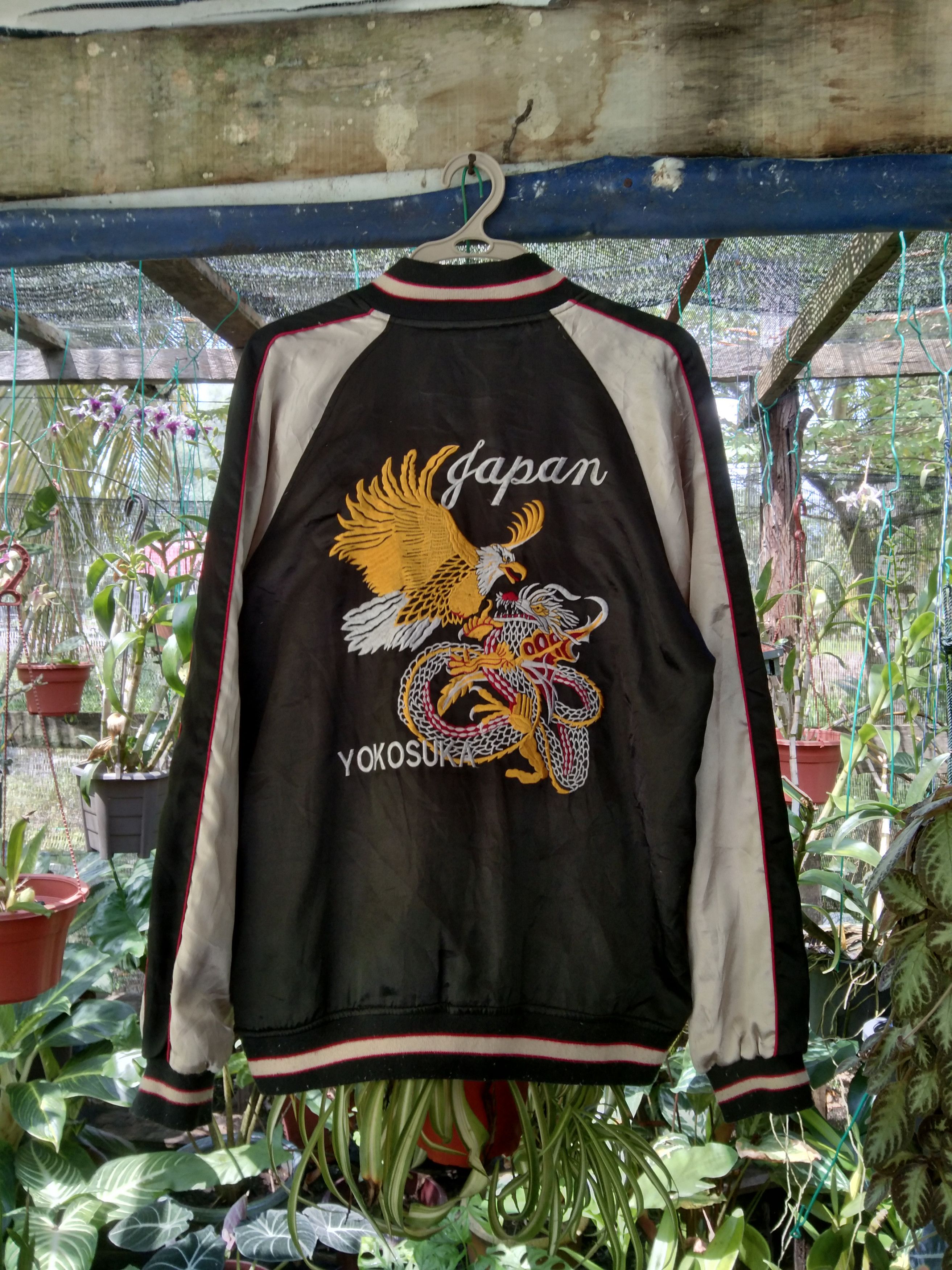 Japanese Brand VINTAGE JAPANESE SUKAJAN JACKET (HEAVILYUSED) Size US L / EU 52-54 / 3 - 1 Thumbnail