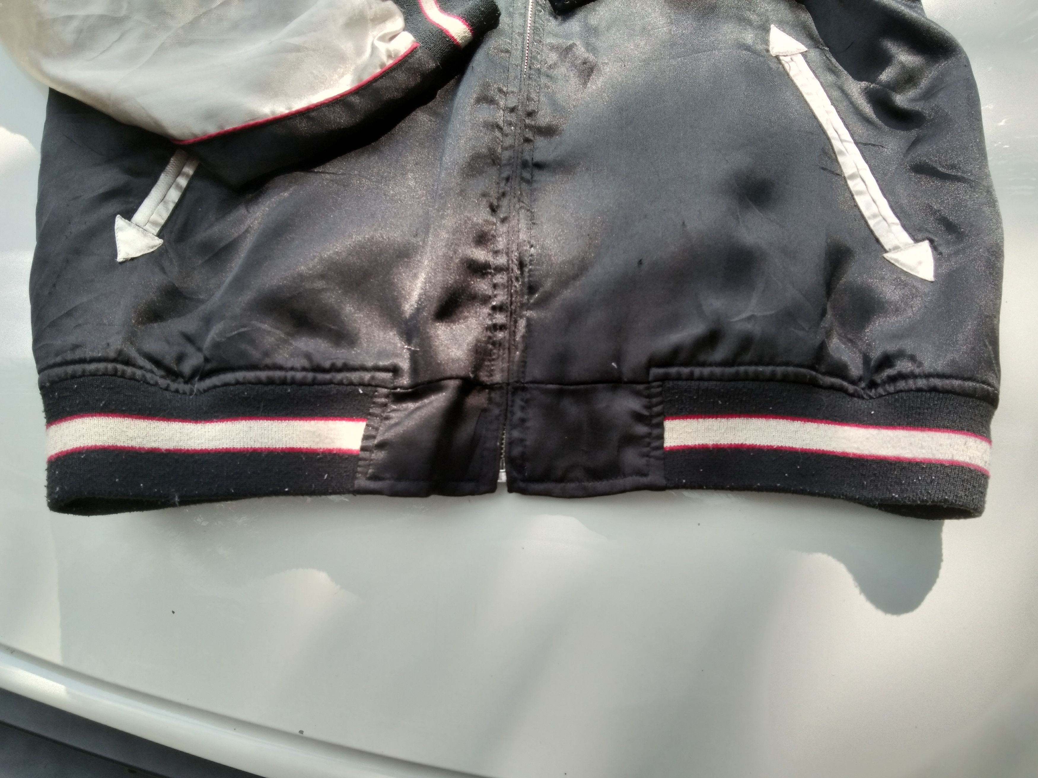 Japanese Brand VINTAGE JAPANESE SUKAJAN JACKET (HEAVILYUSED) Size US L / EU 52-54 / 3 - 6 Thumbnail