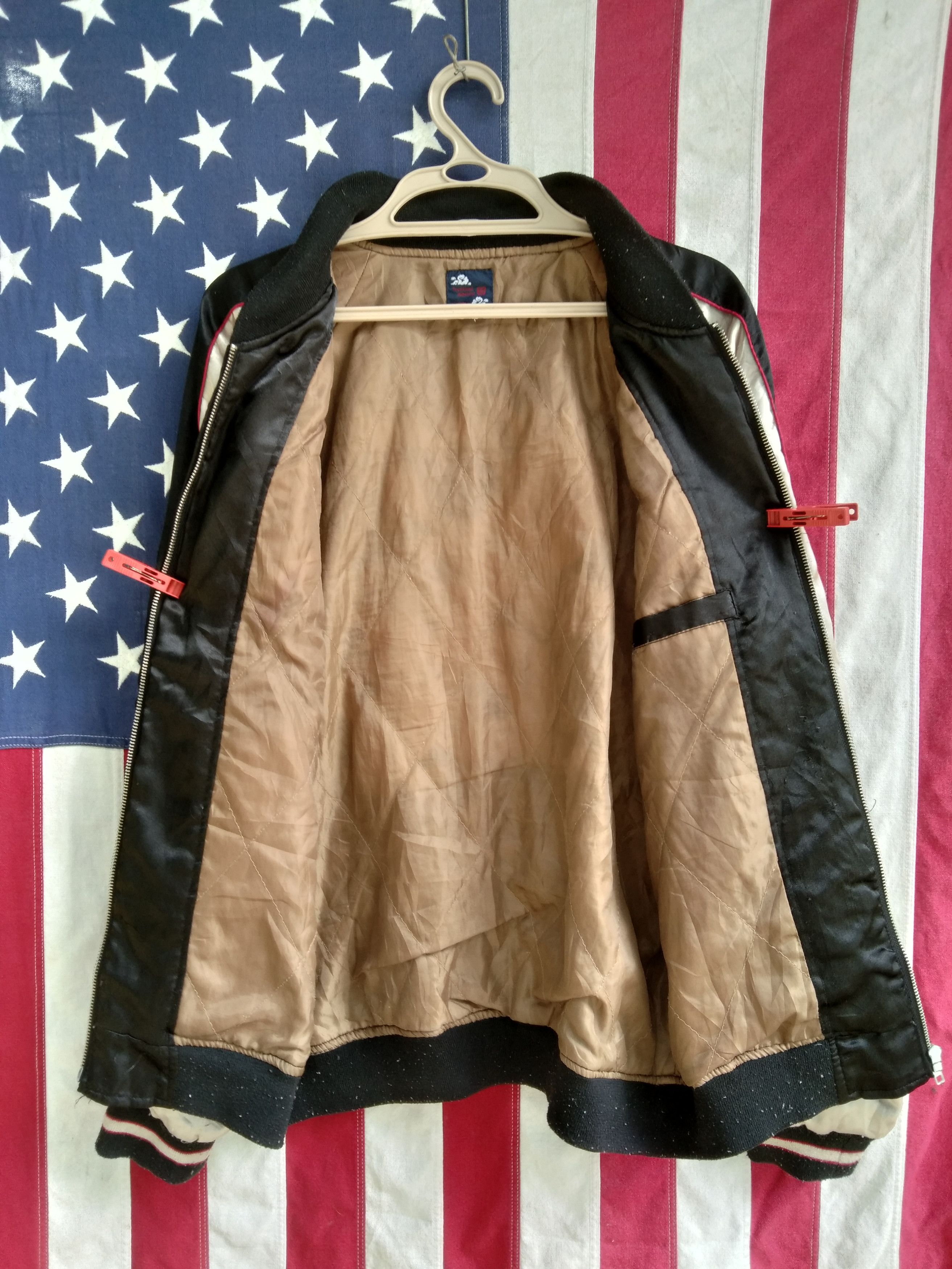 Japanese Brand VINTAGE JAPANESE SUKAJAN JACKET (HEAVILYUSED) Size US L / EU 52-54 / 3 - 12 Thumbnail