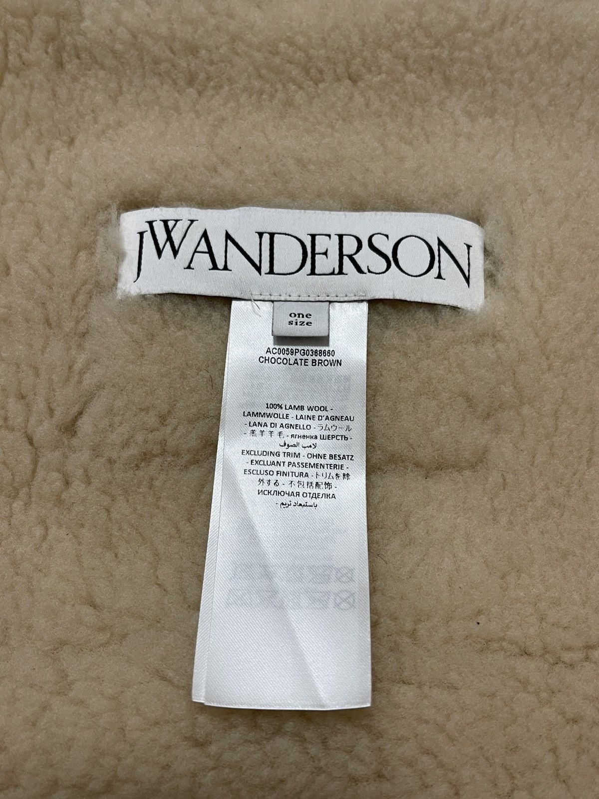 JW Anderson JW Anderson leather shearling neck warmer Size ONE SIZE - 5 Thumbnail