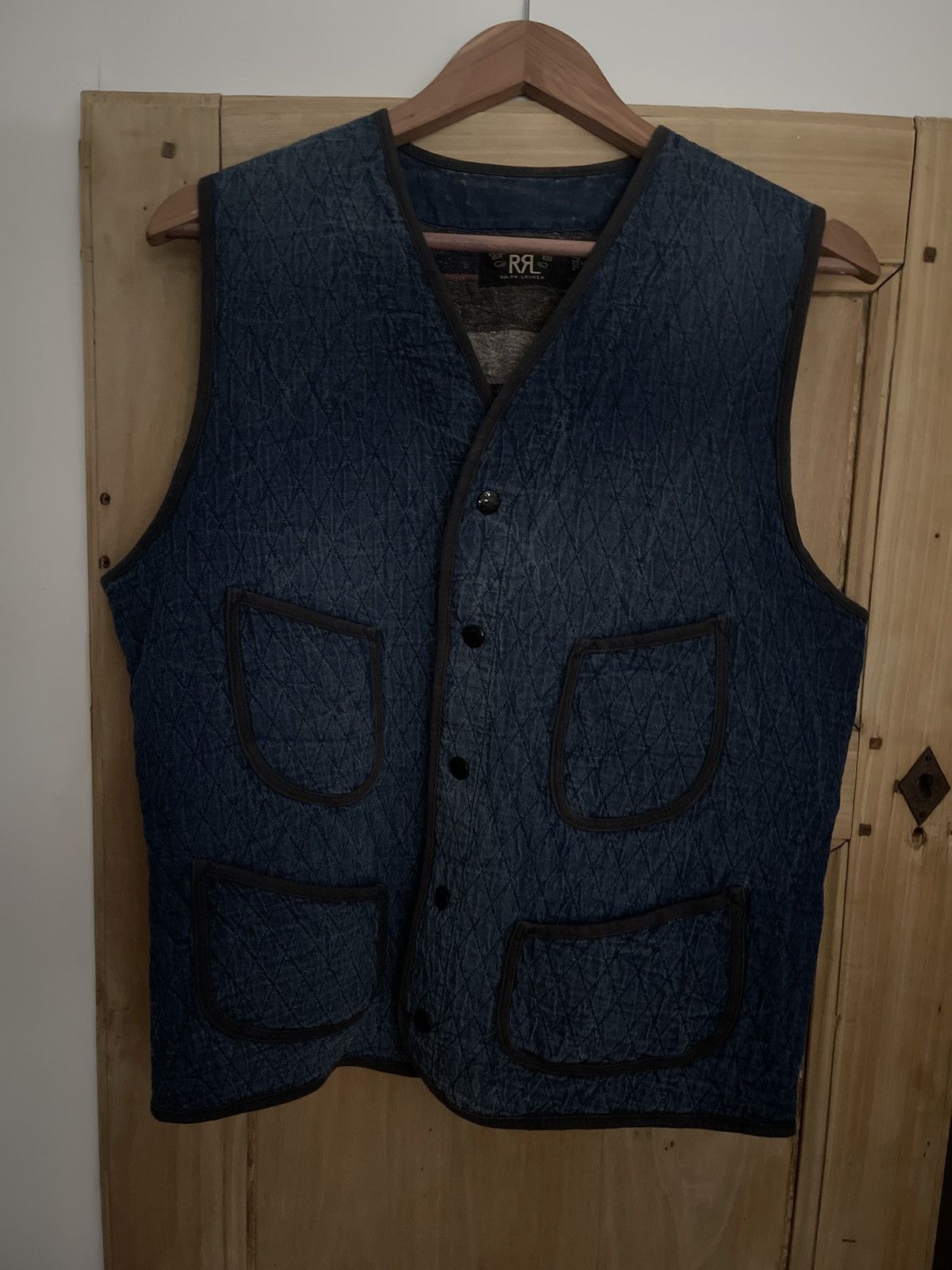 RRL Ralph Lauren RRL diamond quilted vest | Grailed