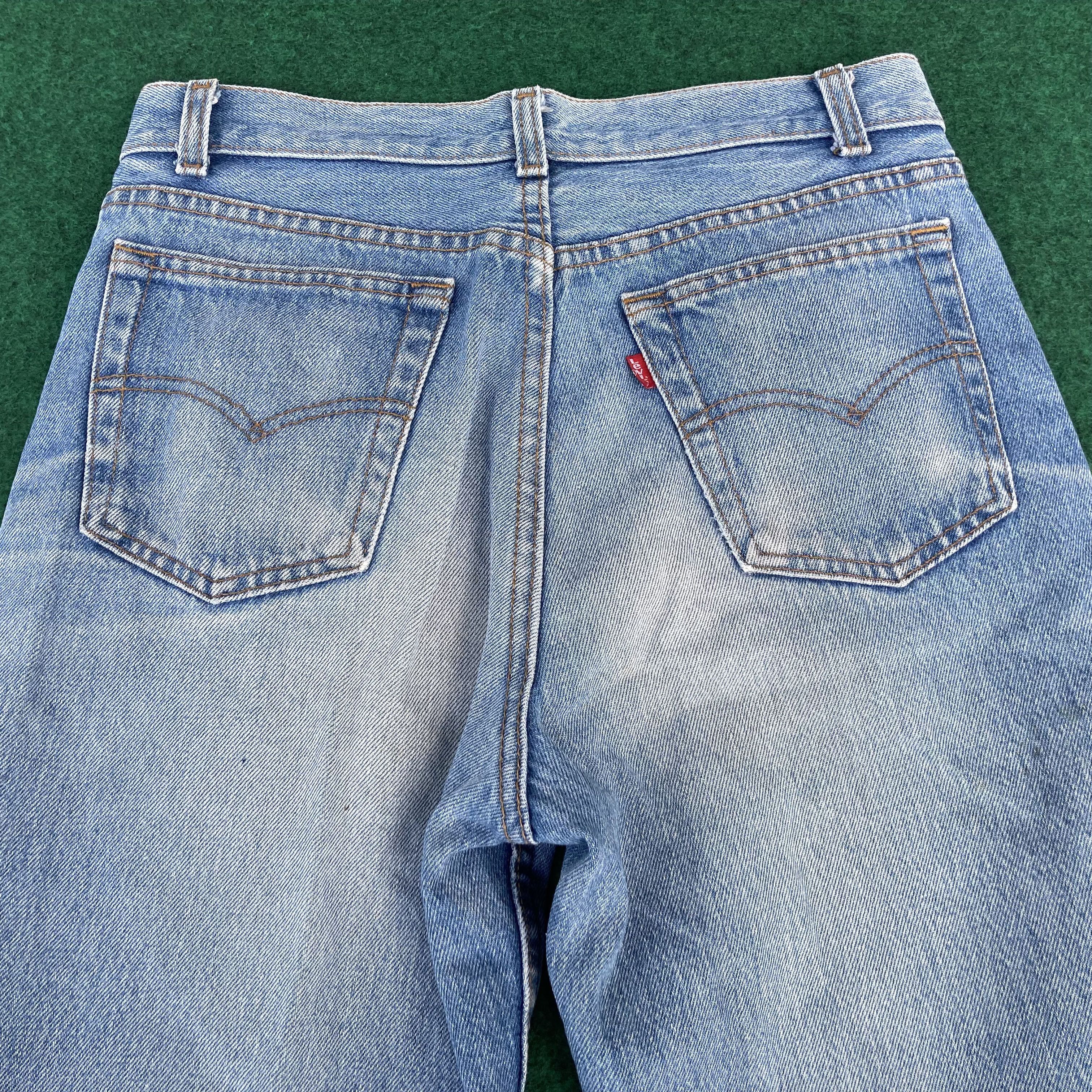Levi's × Vintage Vtg Levis 501 Distressed 28 Light Wash Grunge Style Jeans Size US 28 / EU 44 - 8 Thumbnail