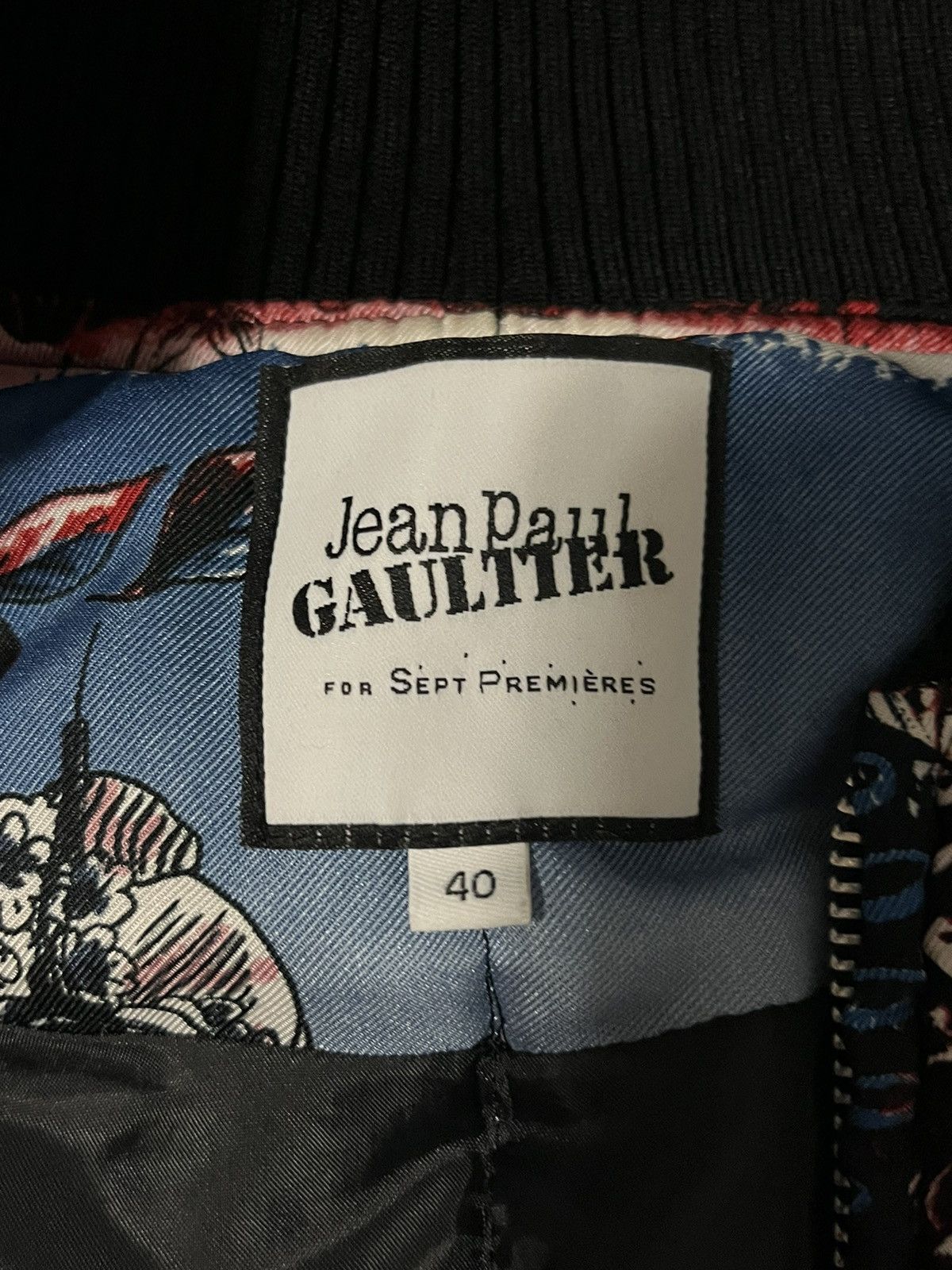 Jean Paul Gaultier Jean Paul Gaultier Sept Premieres Cropped Bomber Jacket Size US XS / EU 42 / 0 - 5 Thumbnail