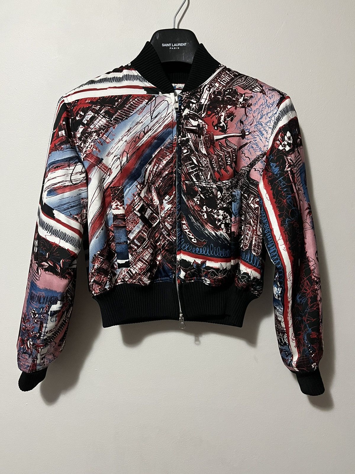 Jean Paul Gaultier Jean Paul Gaultier Sept Premieres Cropped Bomber Jacket Size US XS / EU 42 / 0 - 1 Thumbnail
