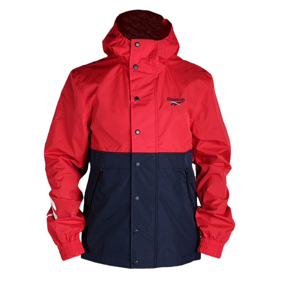 Reebok Classic Vector Hooded Track Jacket Windbreaker
