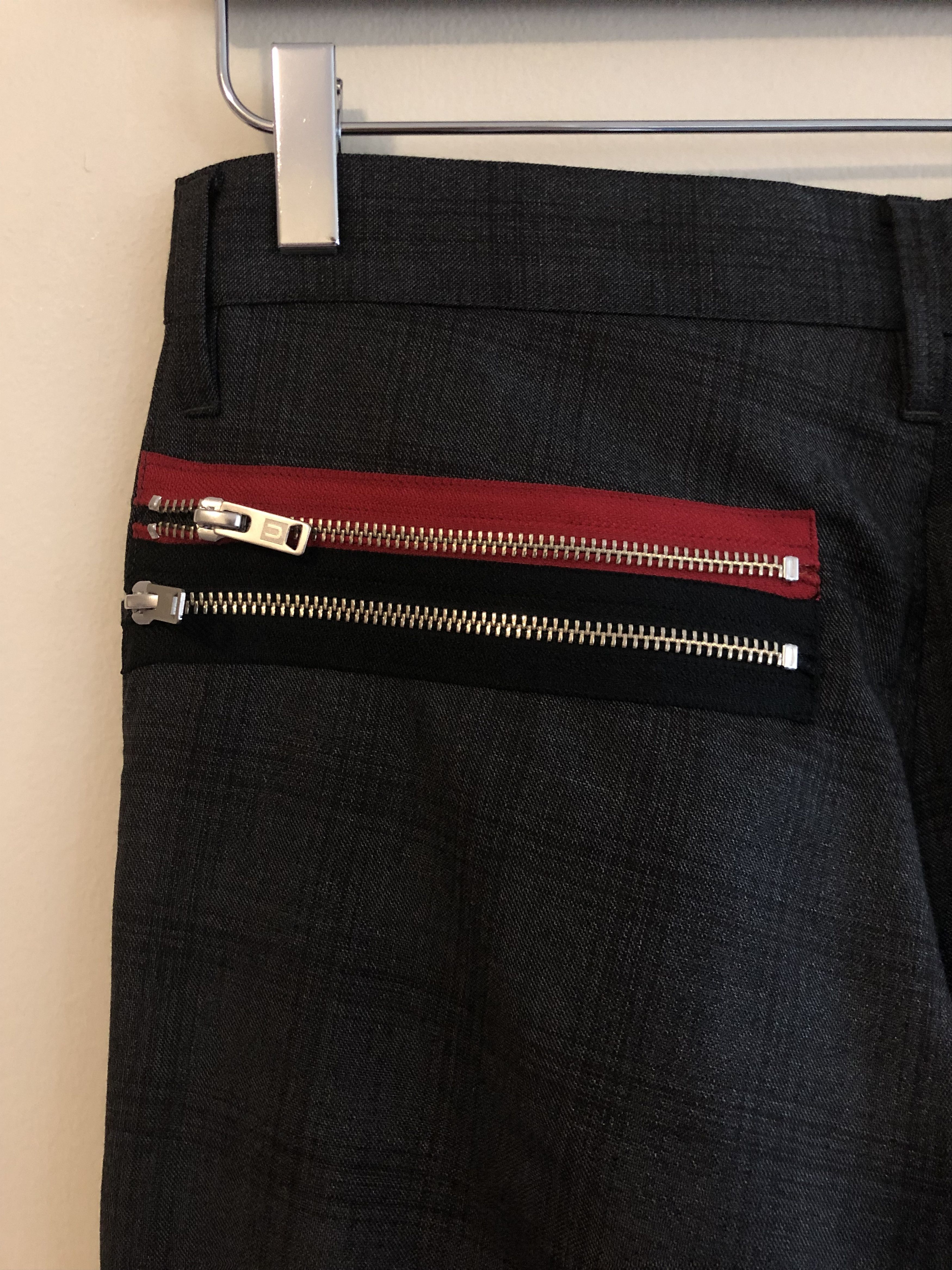 Undercover SS19 RUNWAY UCW4512-3 NEW WARRIORS CHECK MULTI ZIP PANTS Size US 28 / EU 44 - 8 Thumbnail