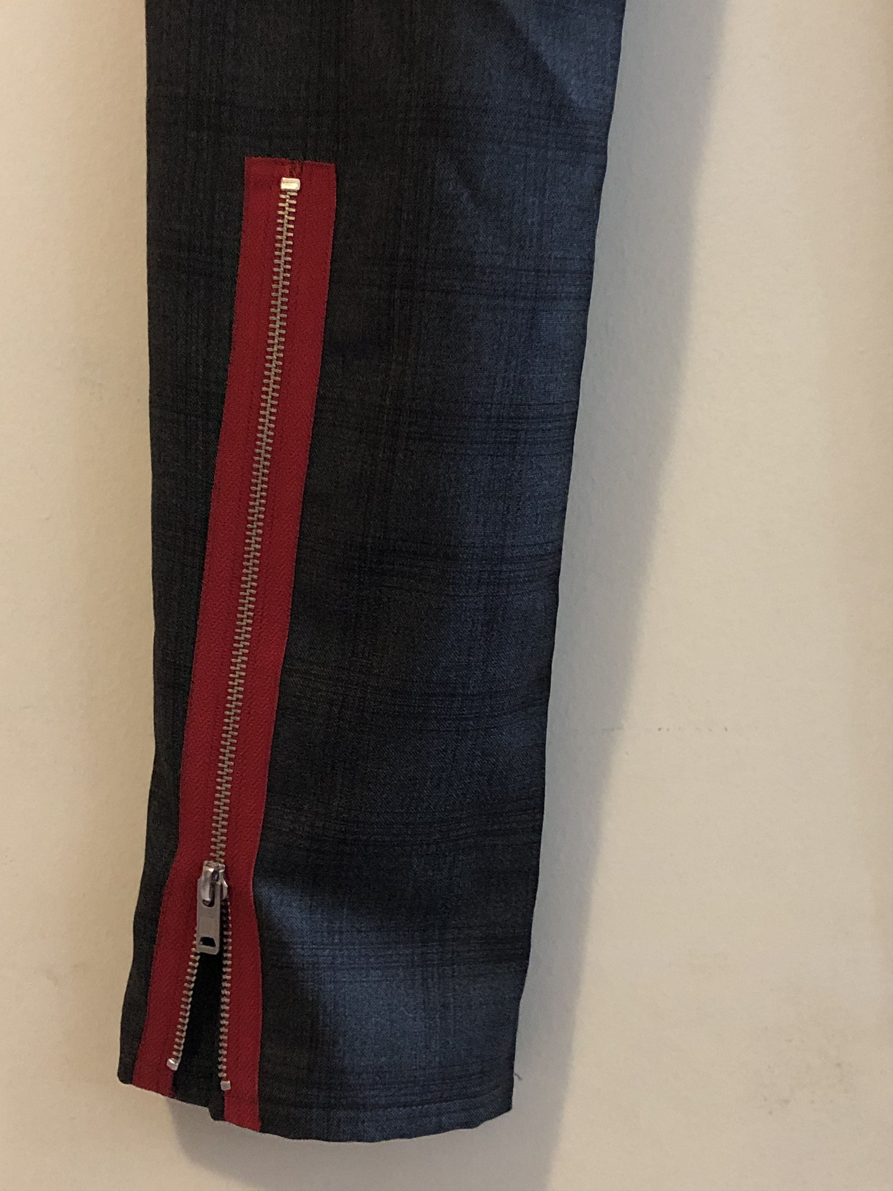 Undercover SS19 RUNWAY UCW4512-3 NEW WARRIORS CHECK MULTI ZIP PANTS Size US 28 / EU 44 - 7 Thumbnail