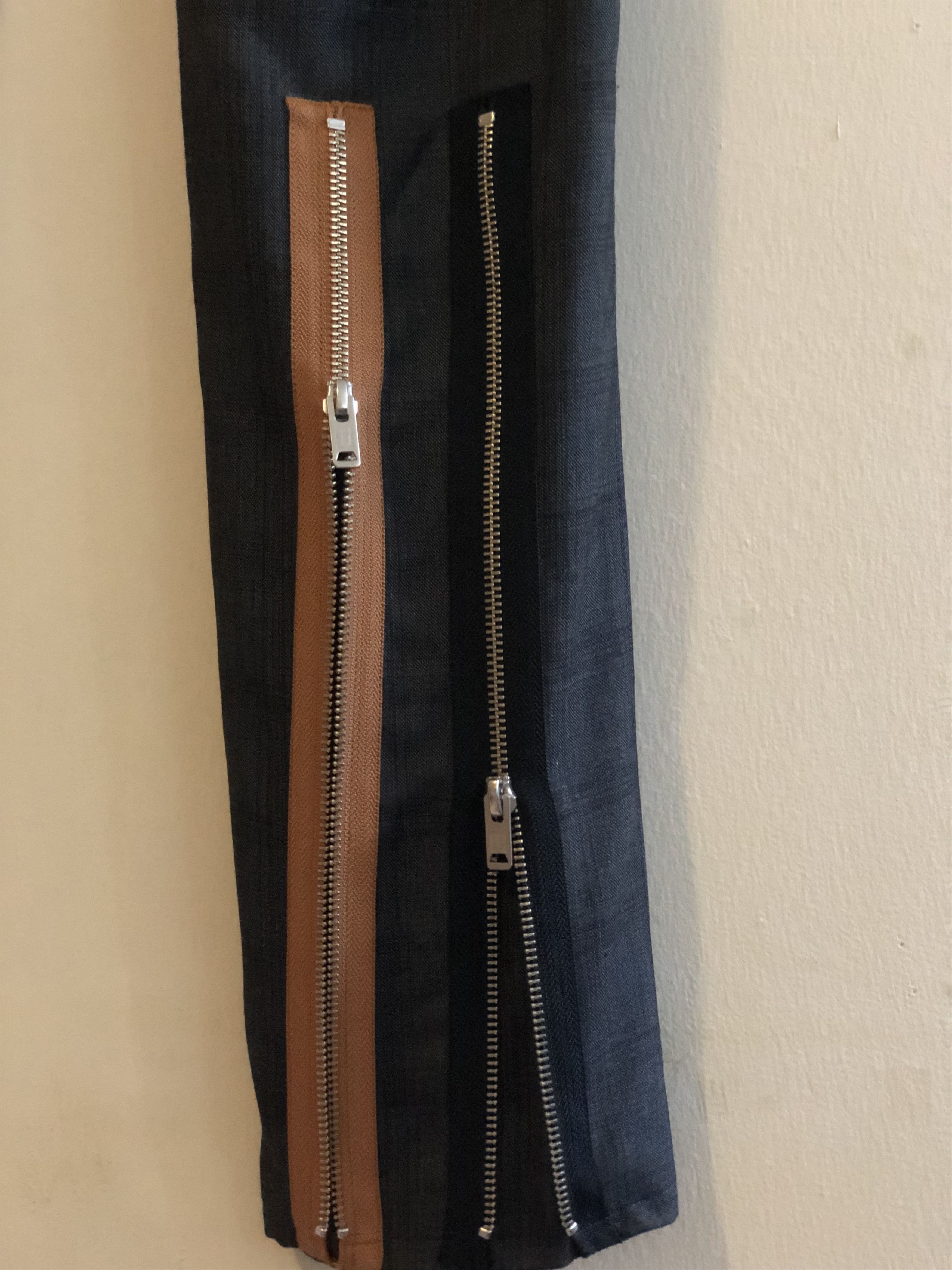 Undercover SS19 RUNWAY UCW4512-3 NEW WARRIORS CHECK MULTI ZIP PANTS Size US 28 / EU 44 - 6 Thumbnail