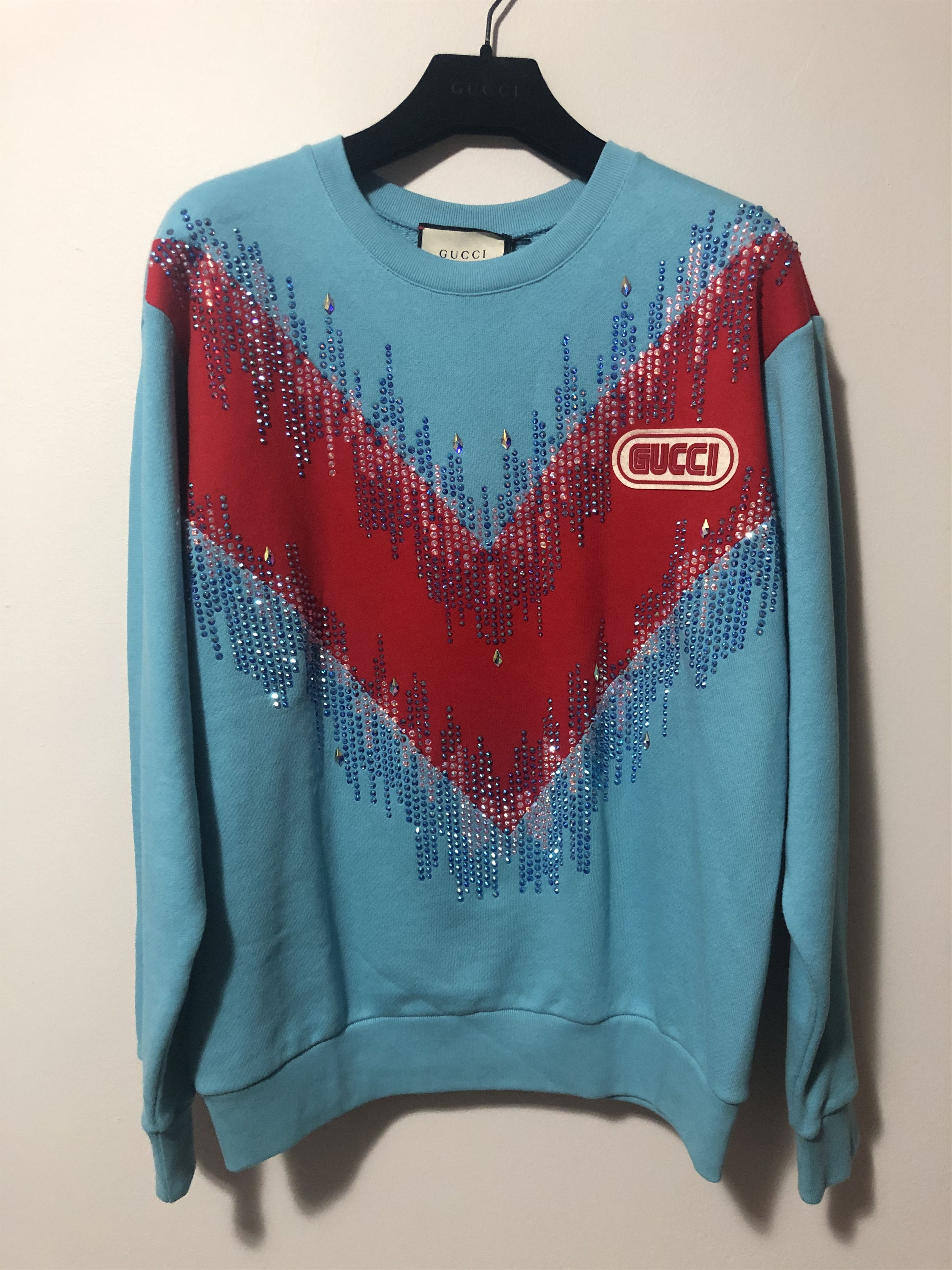 Gucci BNWT SEGA RARE GUCCI BEAD EMBROIDERED COTTON SWEATSHIRT Size US S / EU 44-46 / 1 - 1 Thumbnail