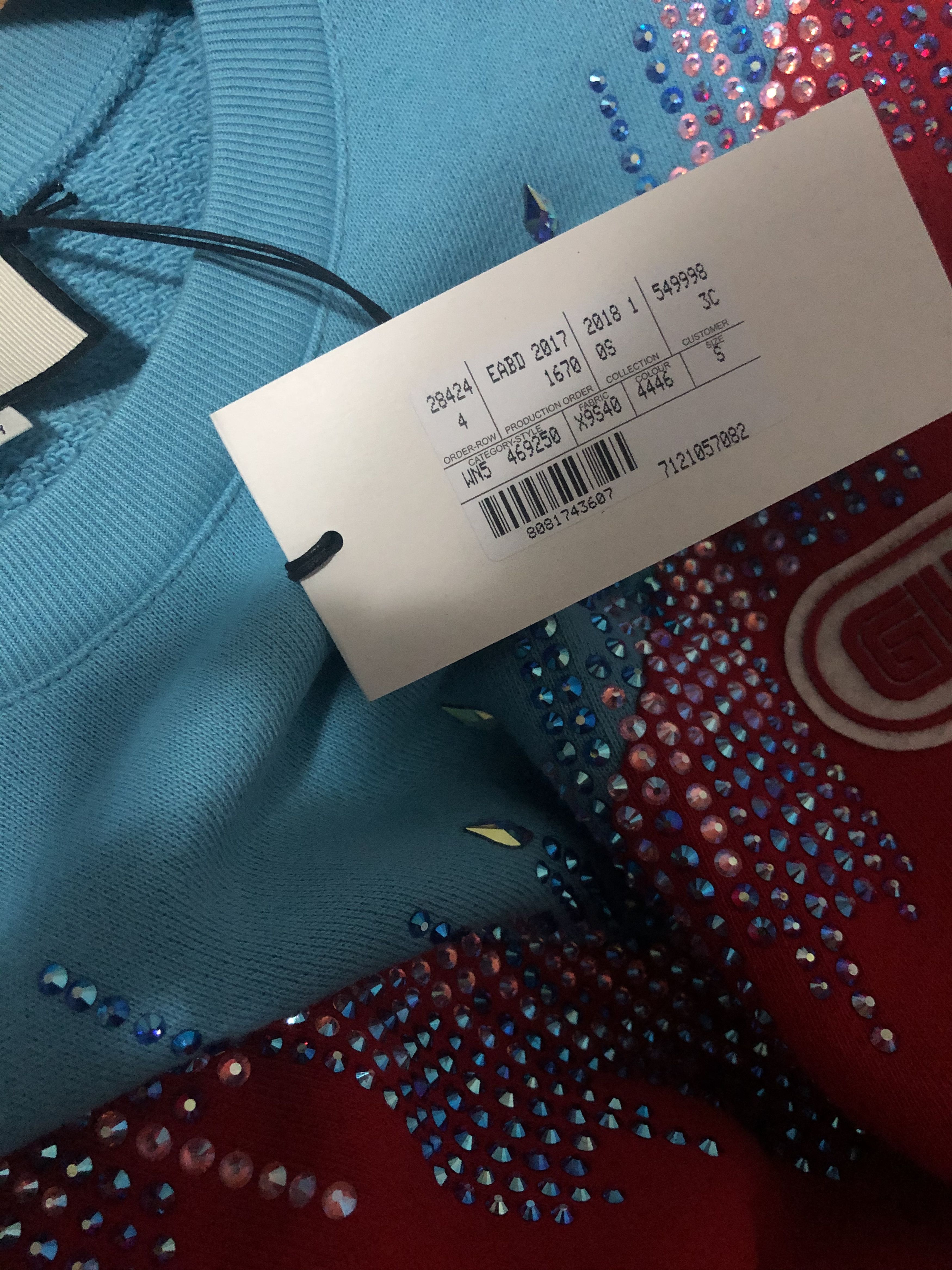 Gucci BNWT SEGA RARE GUCCI BEAD EMBROIDERED COTTON SWEATSHIRT Size US S / EU 44-46 / 1 - 7 Thumbnail