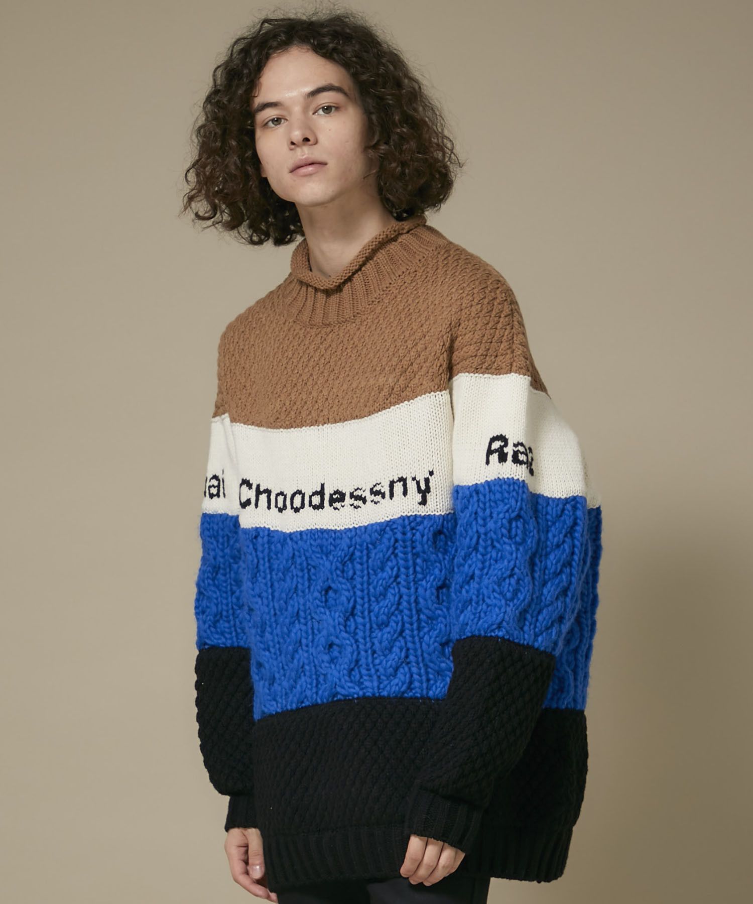 Undercover BNWT RUNWAY UCX4905 MULTICOLOR KNIT TURTLENECK SWEATER Size US L / EU 52-54 / 3 - 9 Thumbnail