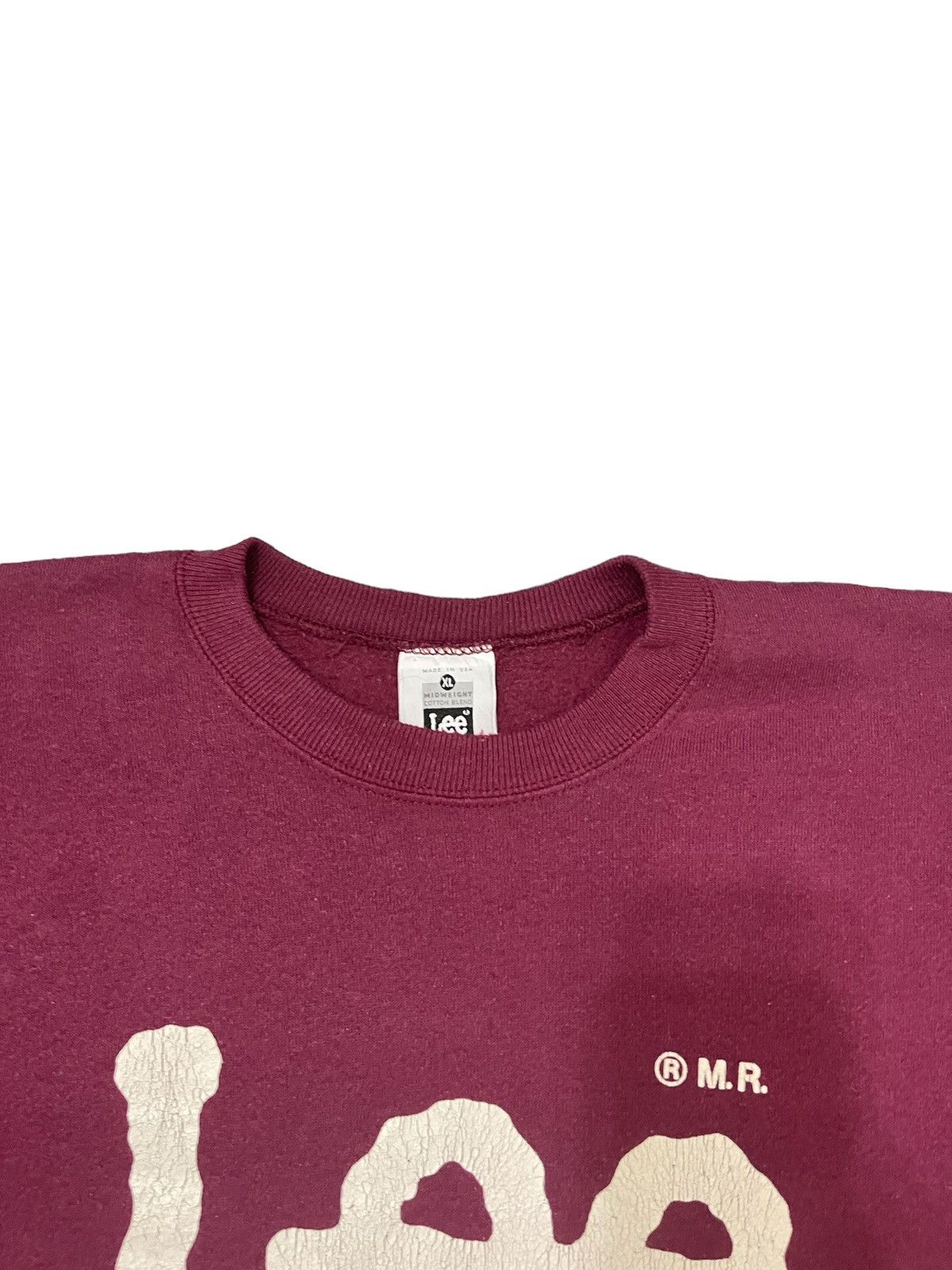 Lee × Vintage vintage 90s LEE crewneck big logo Size US XL / EU 56 / 4 - 4 Thumbnail